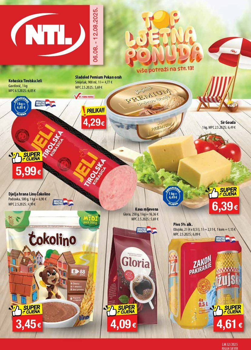 Prelistajte katalog NTL - Sjever, vrijedi od 06.08. do 12.08.