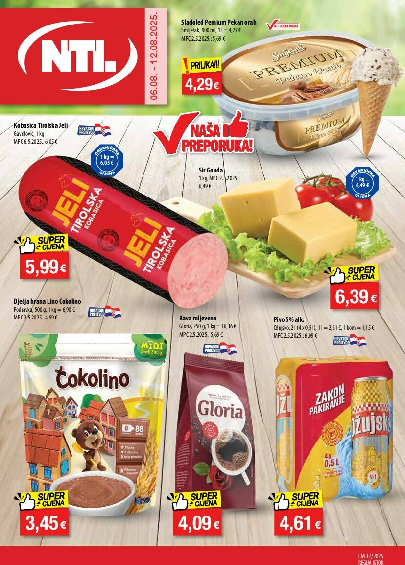 Prelistajte katalog NTL - Istok, vrijedi od 06.08. do 12.08.