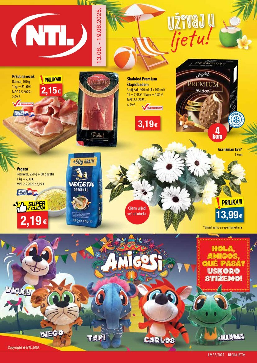 Prelistajte katalog NTL - Istok, vrijedi od 13.08. do 19.08.