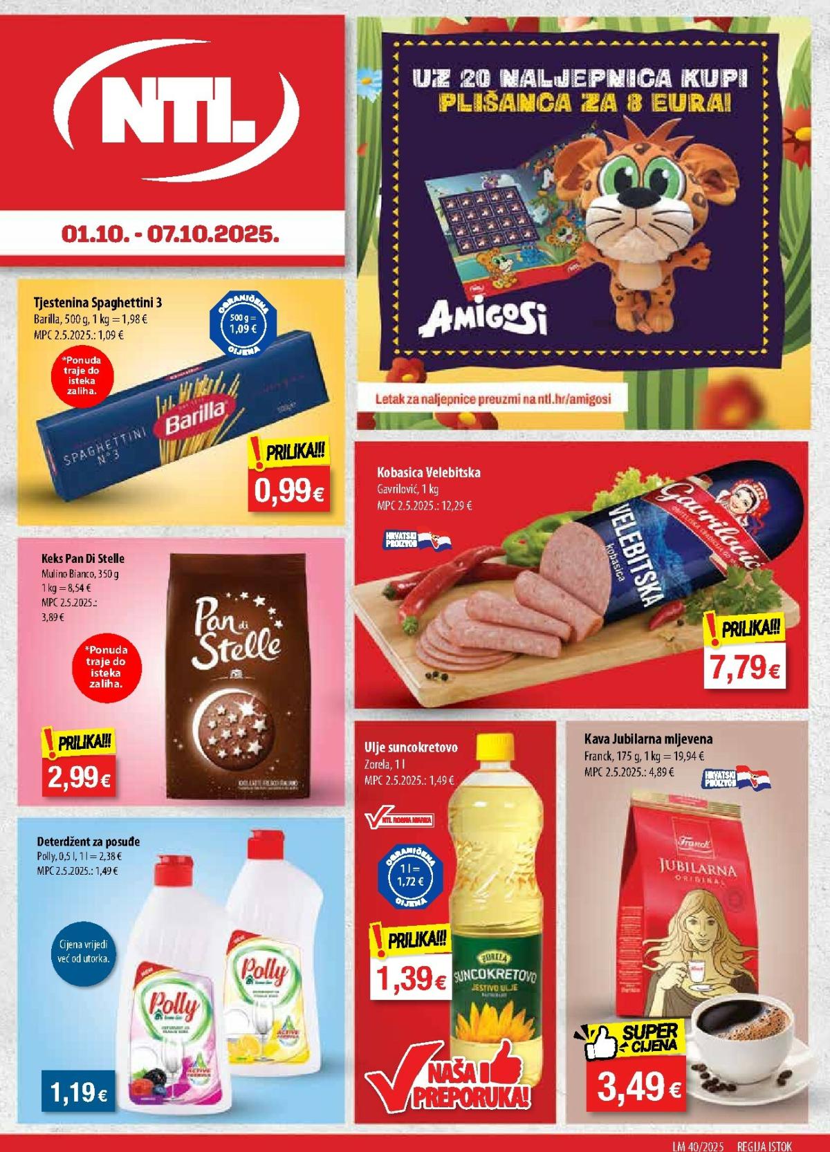 Prelistajte katalog NTL - Istok, vrijedi od 01.10. do 07.10.