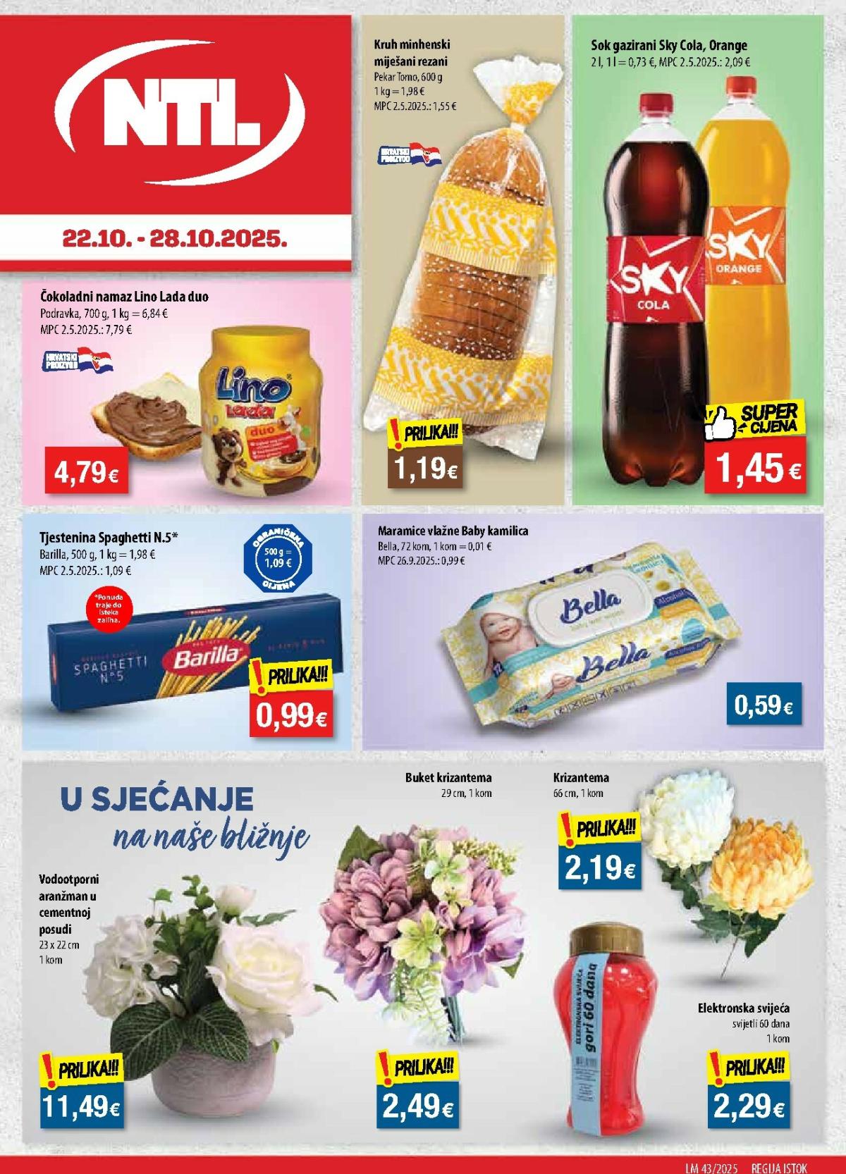 Prelistajte katalog NTL - Istok, vrijedi od 22.10. do 28.10.