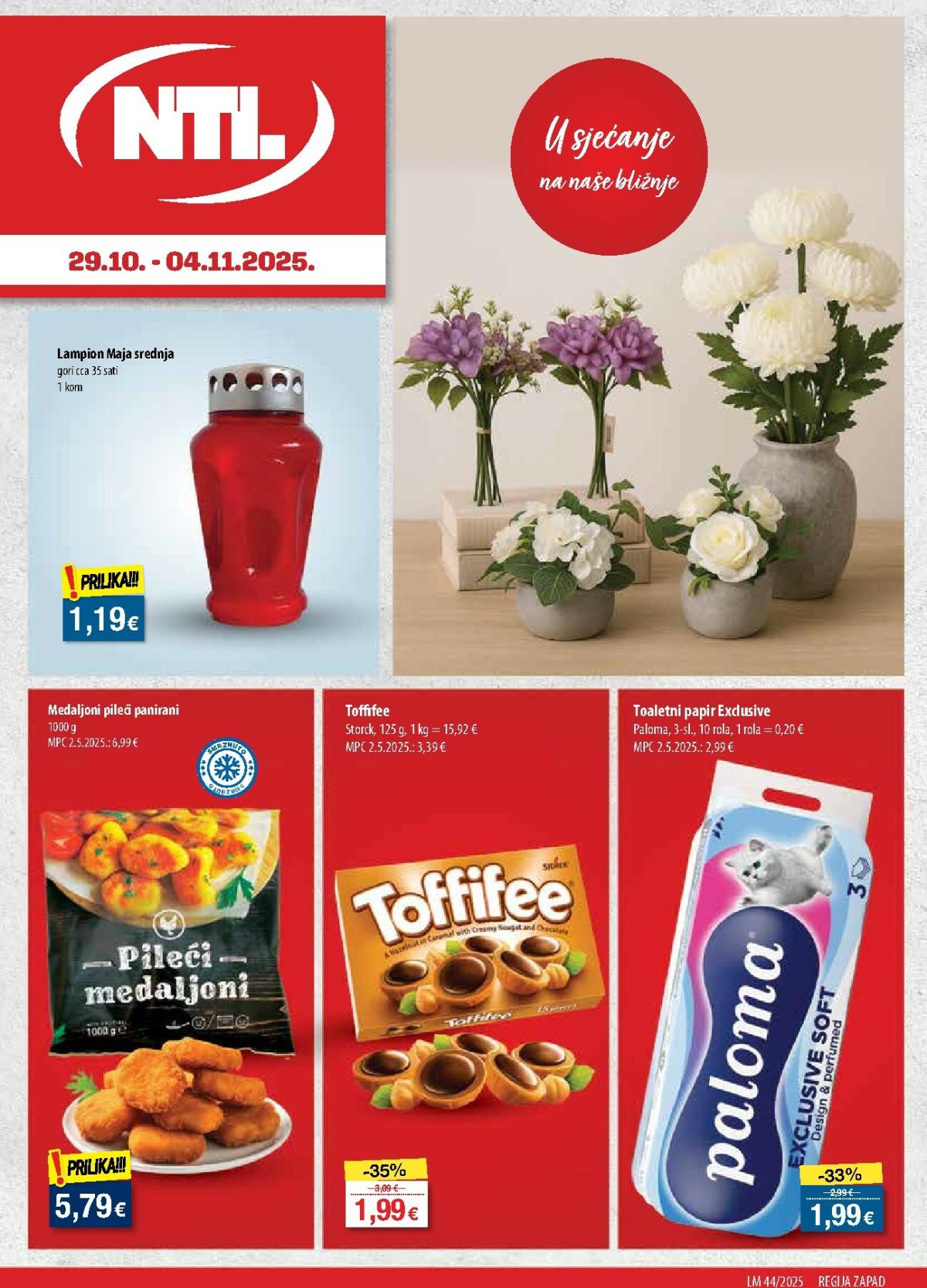 Prelistajte katalog NTL - Zapad, vrijedi od 29.10. do 04.11.