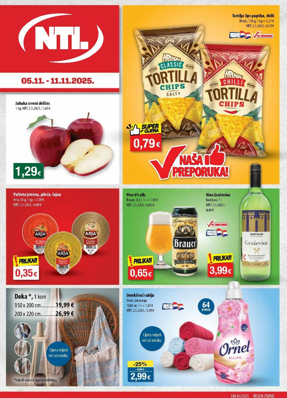 Prelistajte katalog NTL - Zapad, vrijedi od 05.11. do 11.11.