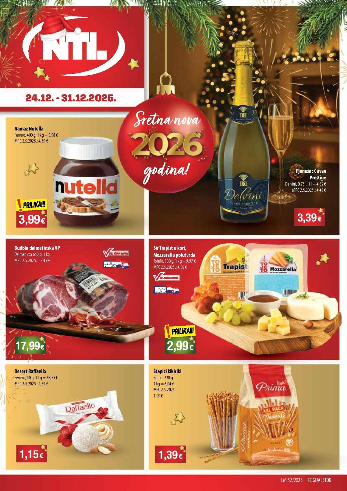 Prelistajte katalog NTL - Istok, vrijedi od 24.12. do 31.12.