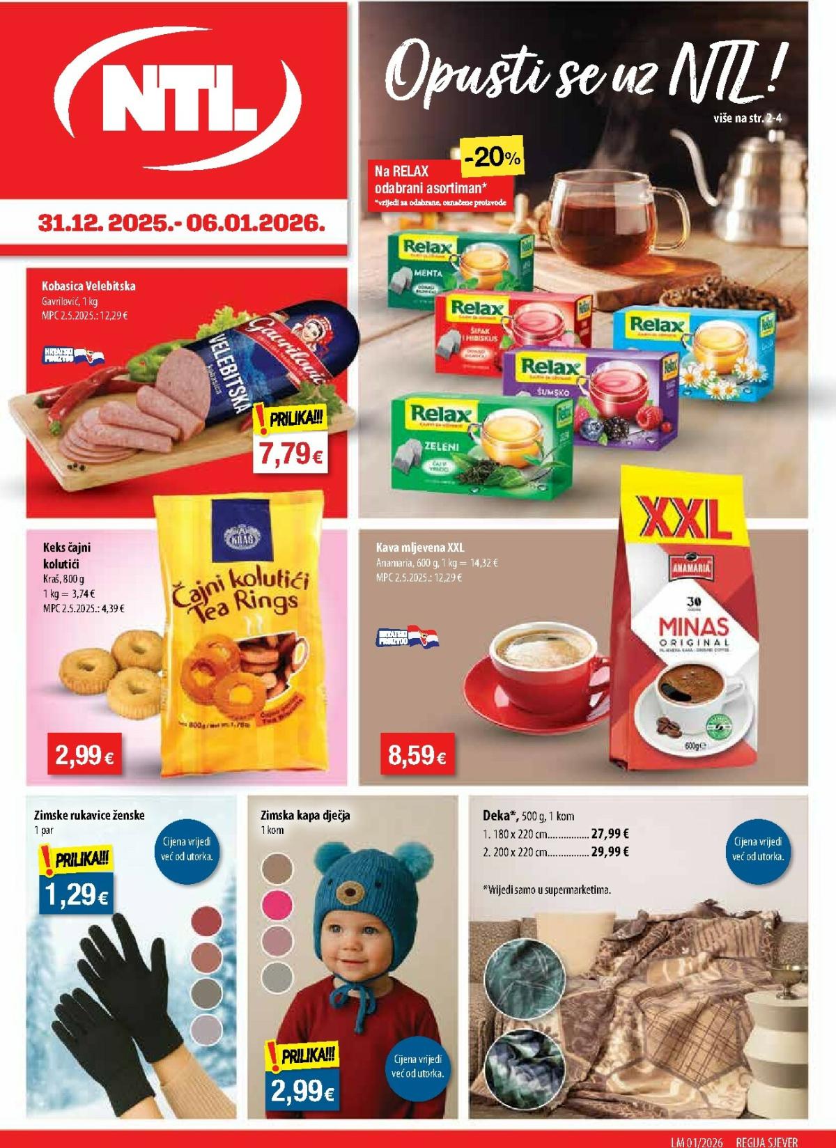 Prelistajte katalog NTL - Sjever, vrijedi od 31.12. do 06.01.