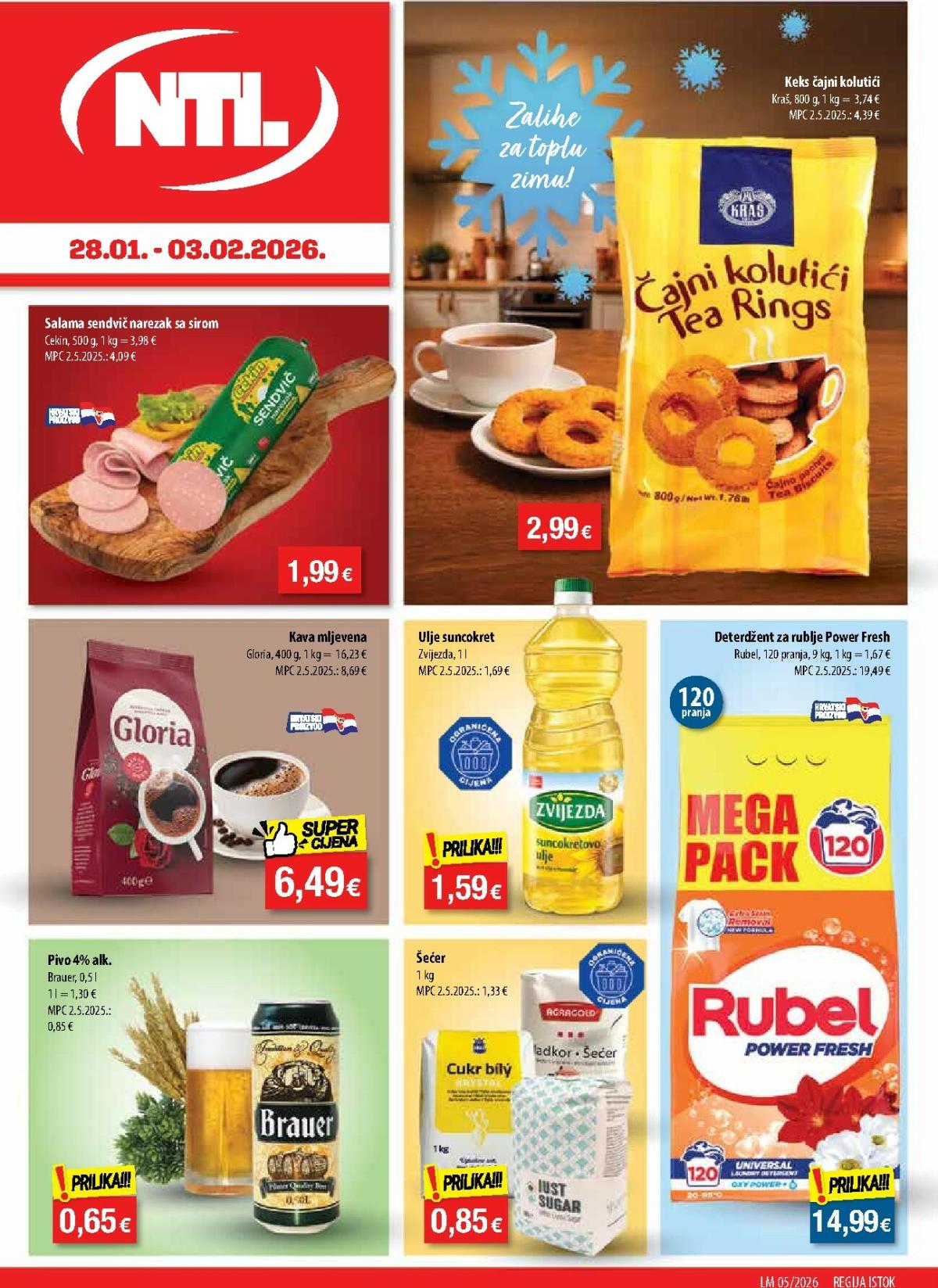 Prelistajte katalog NTL - Istok, vrijedi od 28.01. do 03.02.