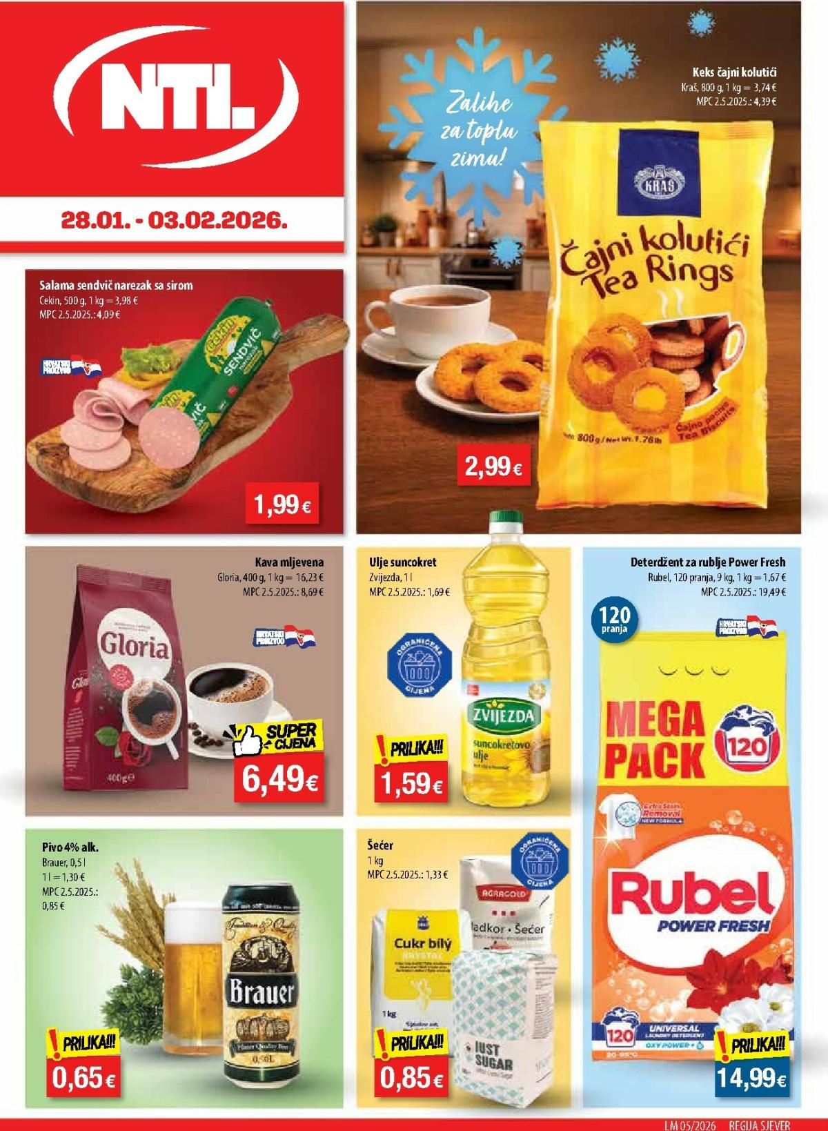 Prelistajte katalog NTL - Sjever, vrijedi od 28.01. do 03.02.