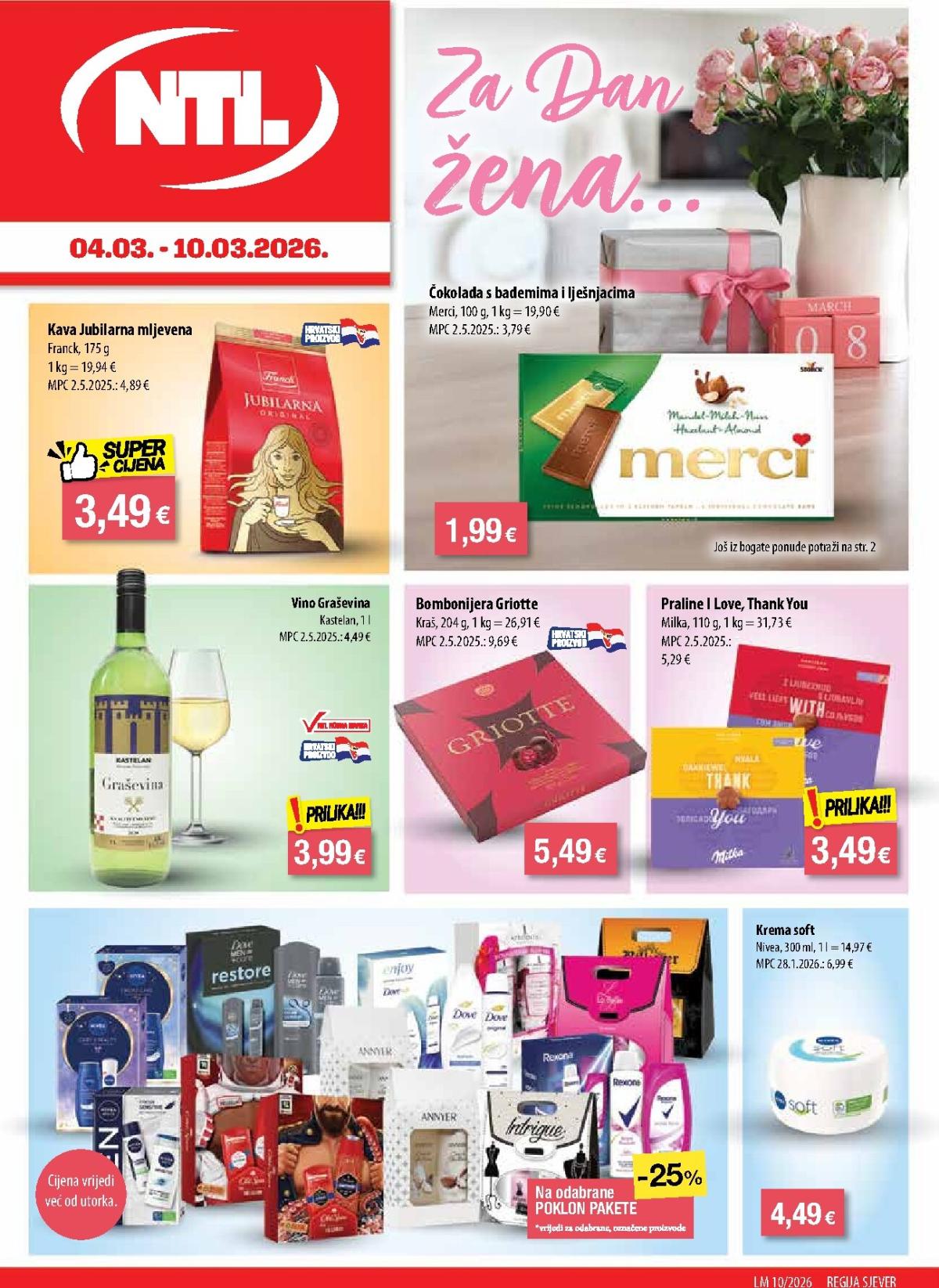 Prelistajte katalog NTL - Sjever, vrijedi od 04.03.2026 do 10.03.2026