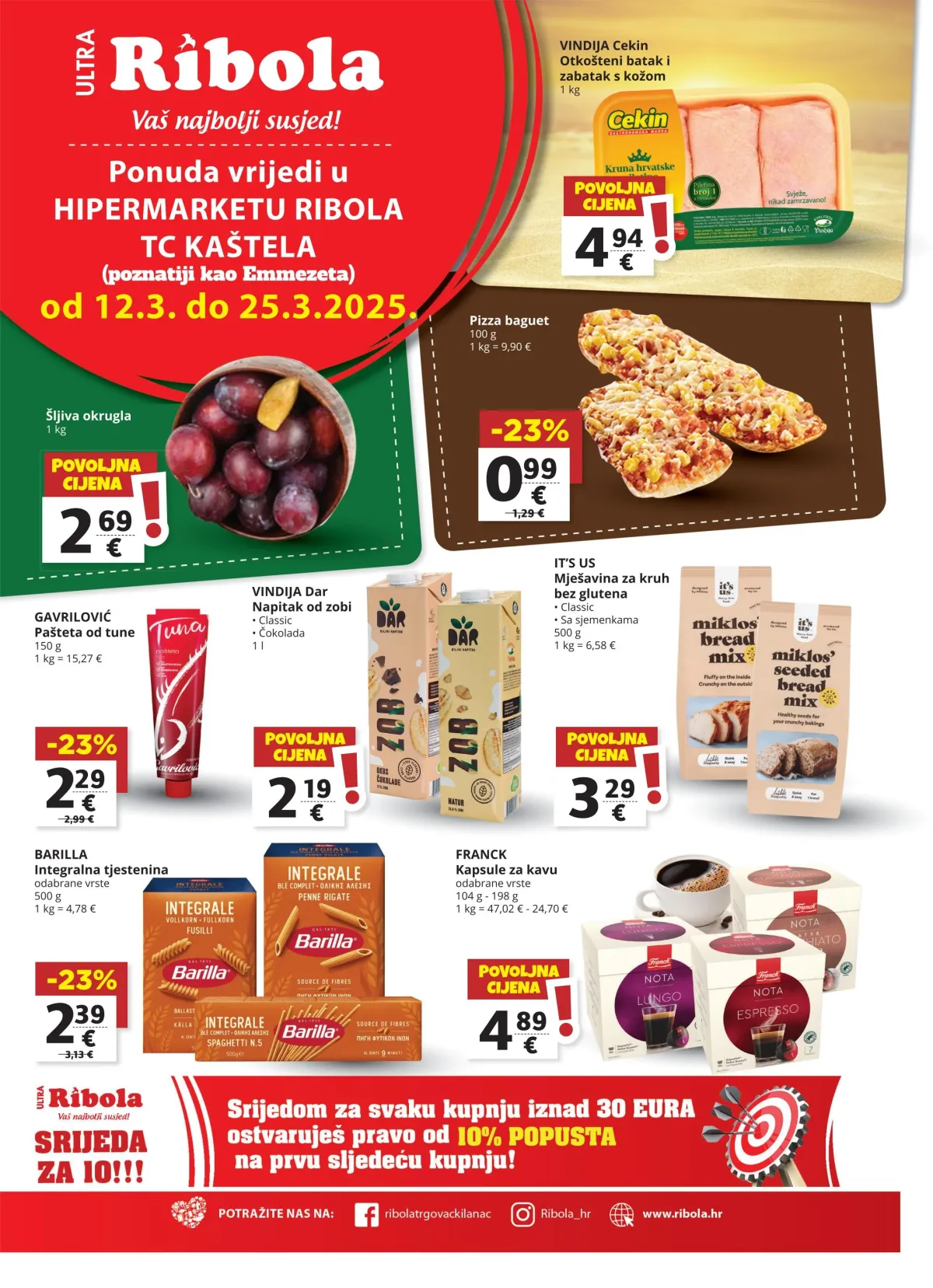 Ribola - U TC Kaštela katalog vrijedi od 12.03. do 25.03.