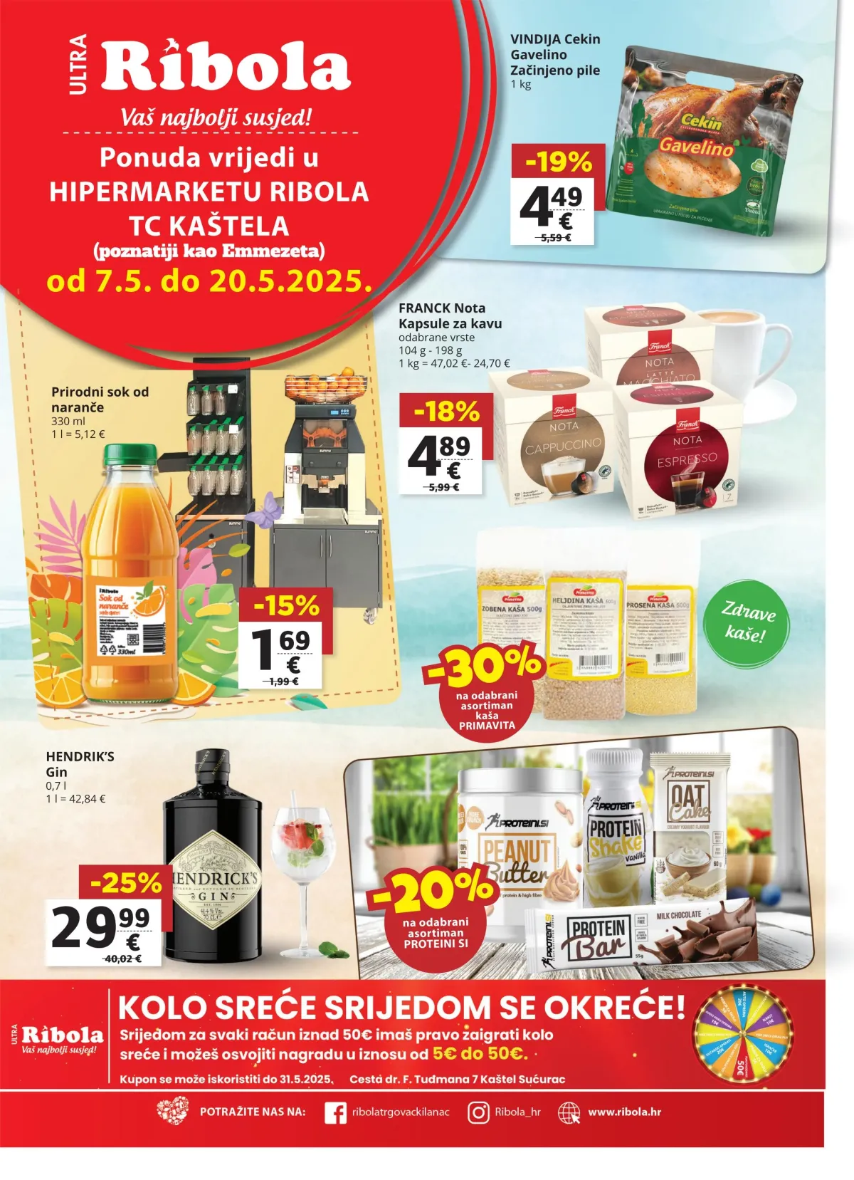 Ribola - Super ponuda TC Kaštela katalog vrijedi od 07.05. do 20.05.