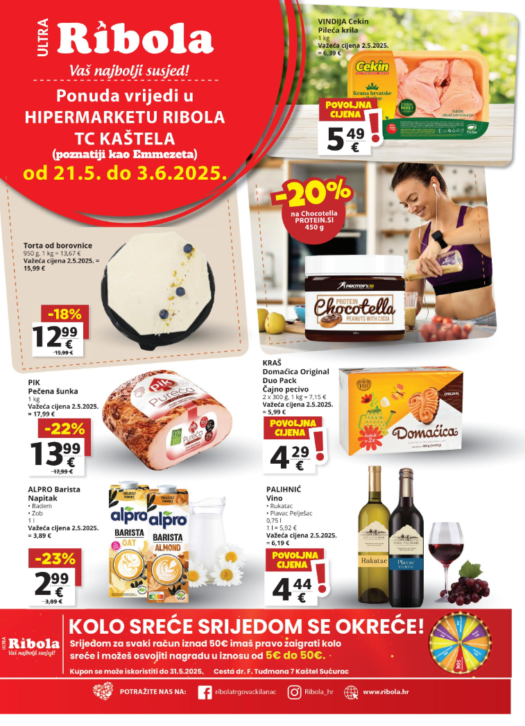 Prelistajte ovaj Ribola - Super ponuda TC Kaštela katalog, vrijedi od 21.05. do 03.06.