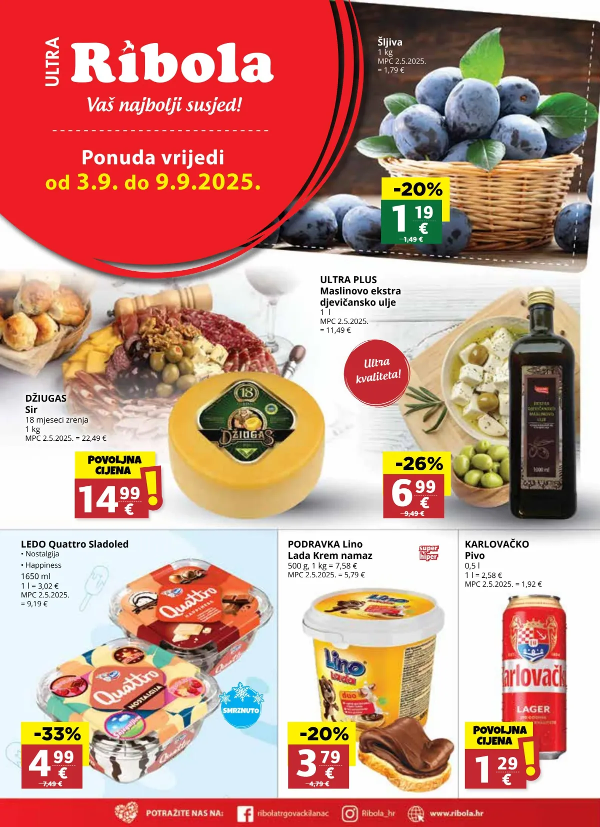 Prelistajte katalog Ribola, vrijedi od 03.09. do 09.09.