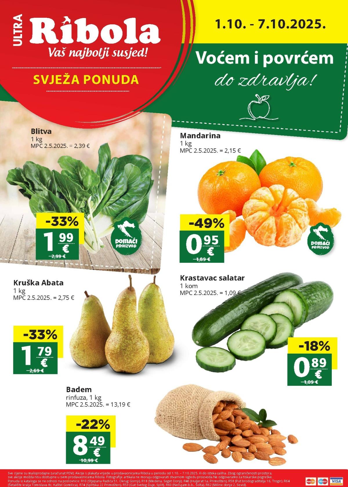 Prelistajte katalog Ribola - Super ponuda, vrijedi od 01.10. do 07.10.