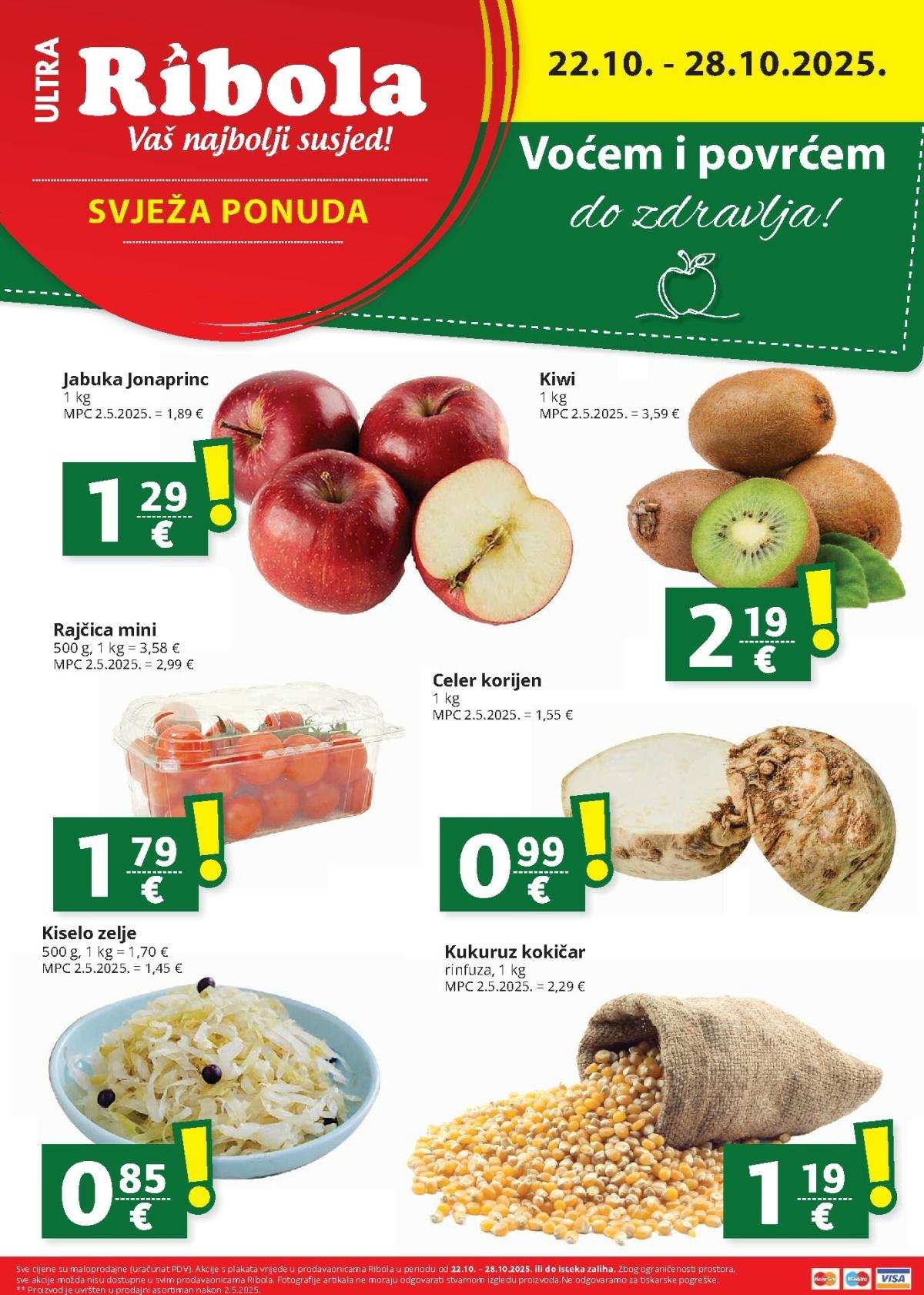 Prelistajte katalog Ribola - Super ponuda, vrijedi od 22.10. do 28.10.