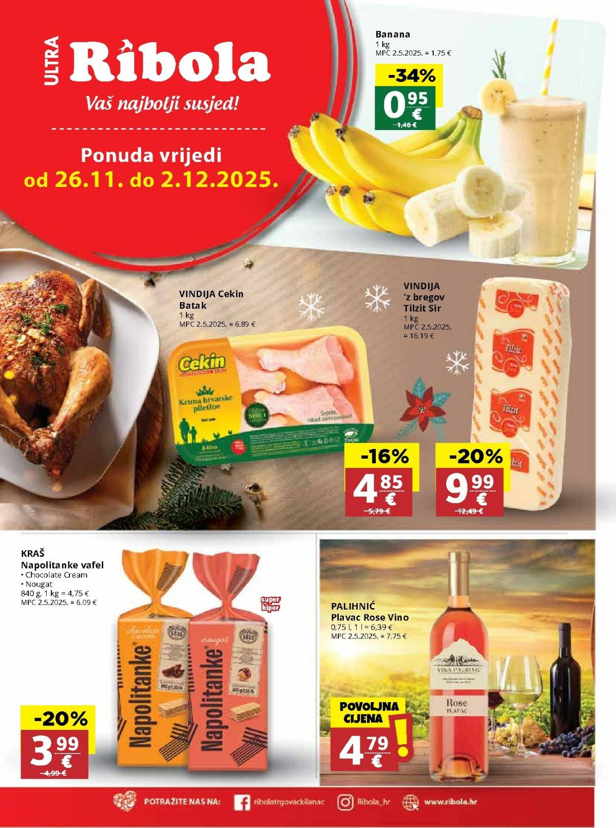 Prelistajte katalog Ribola, vrijedi od 26.11. do 02.12.