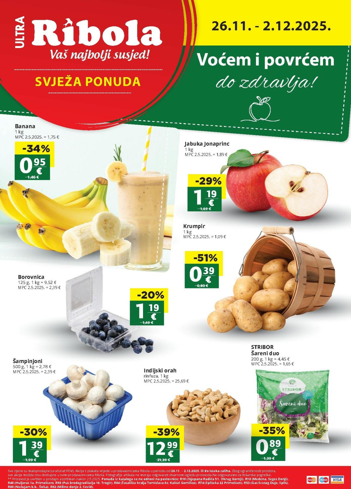 Prelistajte katalog Ribola - Super ponuda, vrijedi od 26.11. do 02.12.