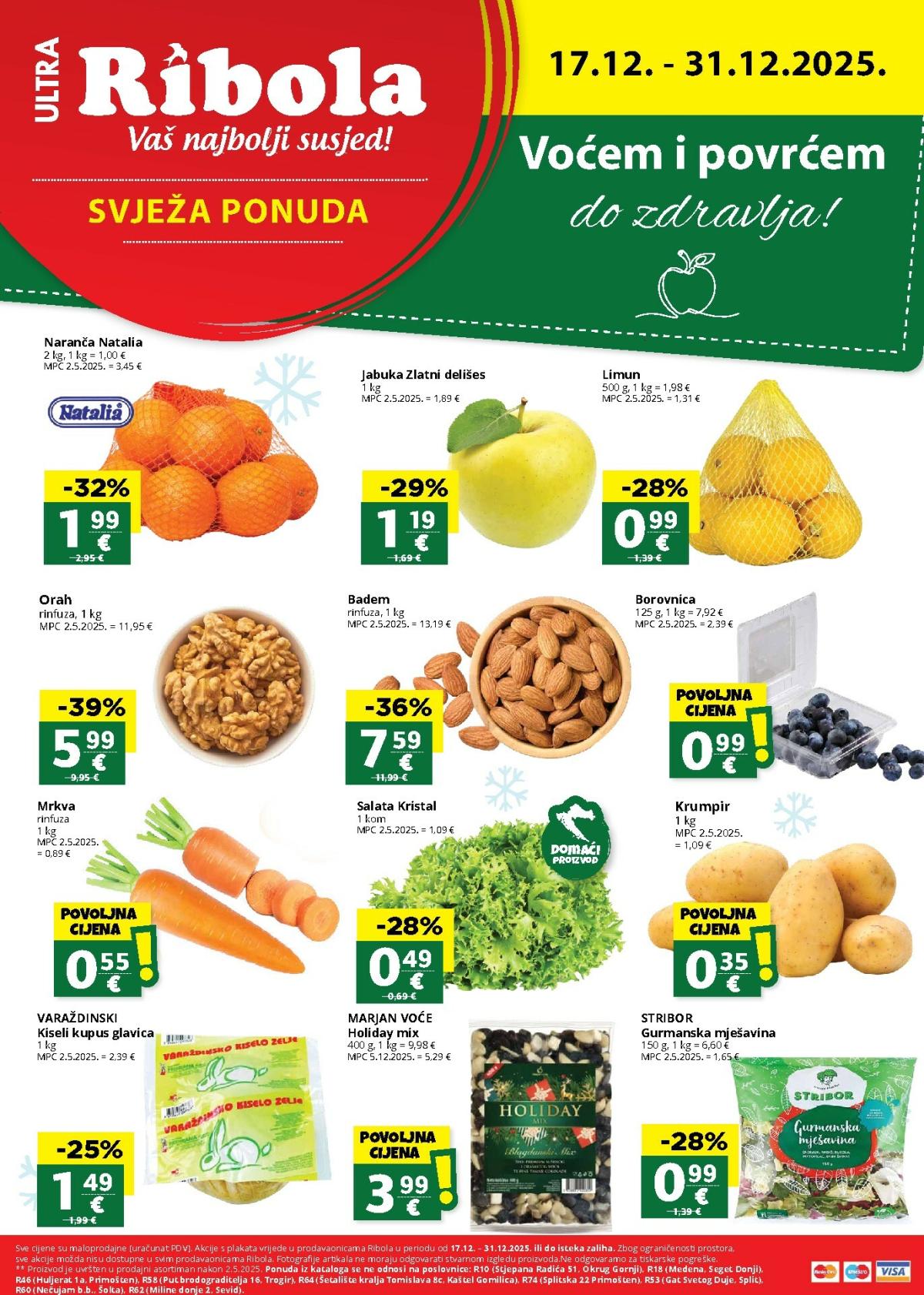 Prelistajte katalog Ribola - Super ponuda, vrijedi od 17.12. do 31.12.