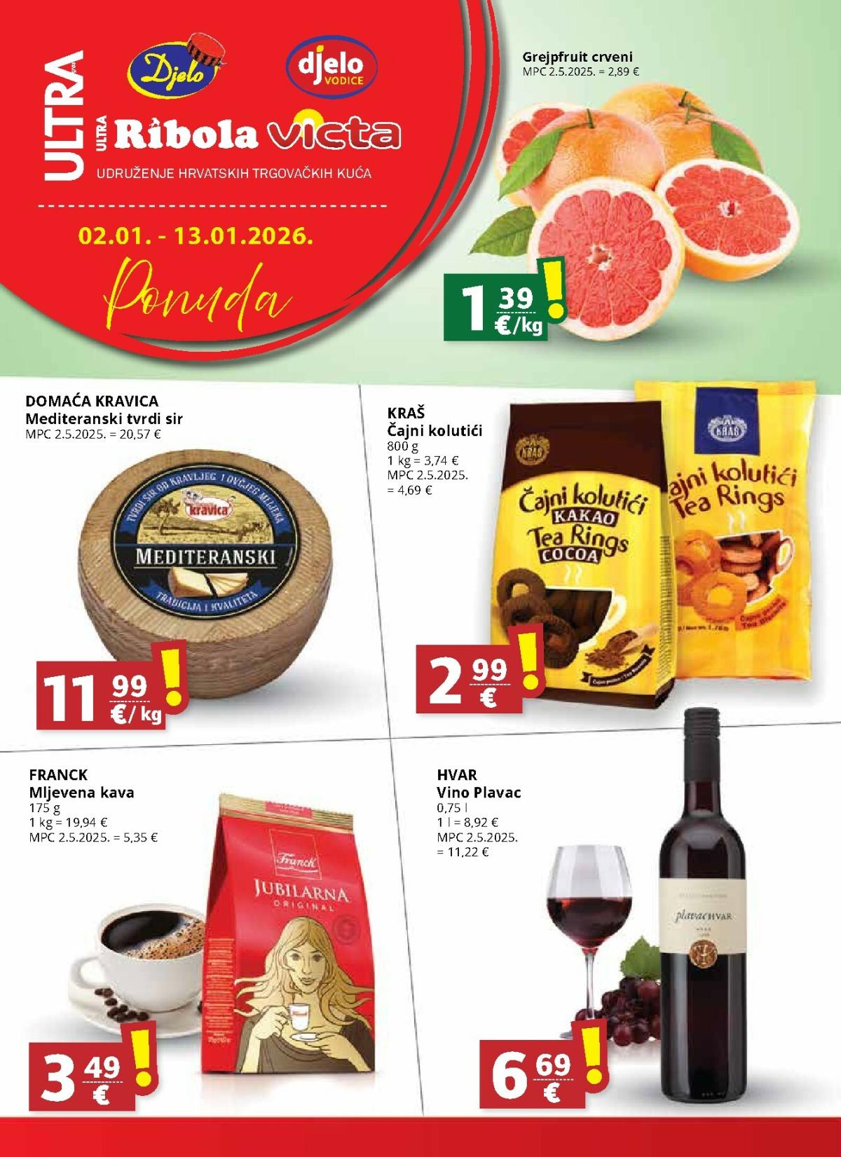 Prelistajte katalog Ribola, vrijedi od 02.01. do 13.01.