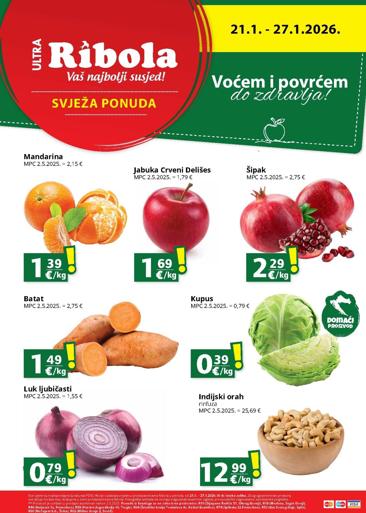 Prelistajte katalog Ribola - Super ponuda, vrijedi od 21.01. do 27.01.