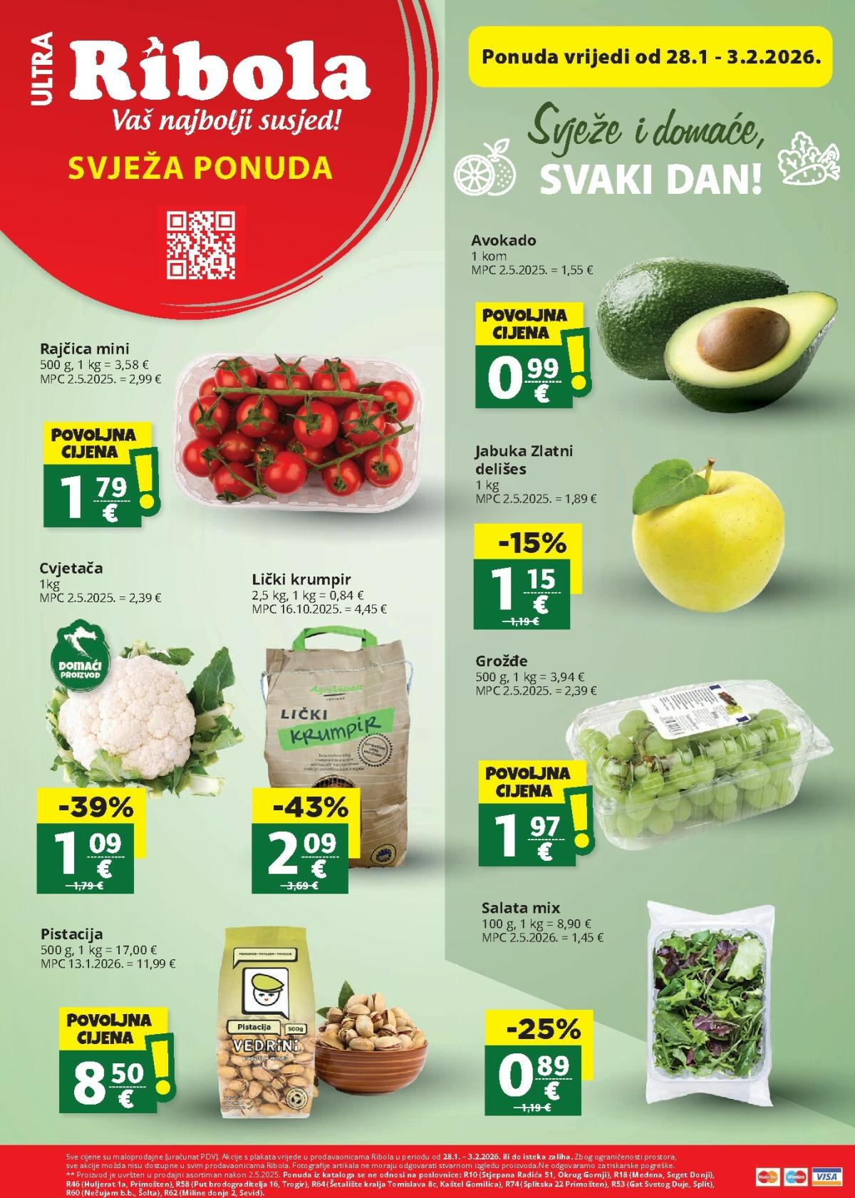 Prelistajte katalog Ribola - Super ponuda, vrijedi od 28.01.2026 do 03.02.2026