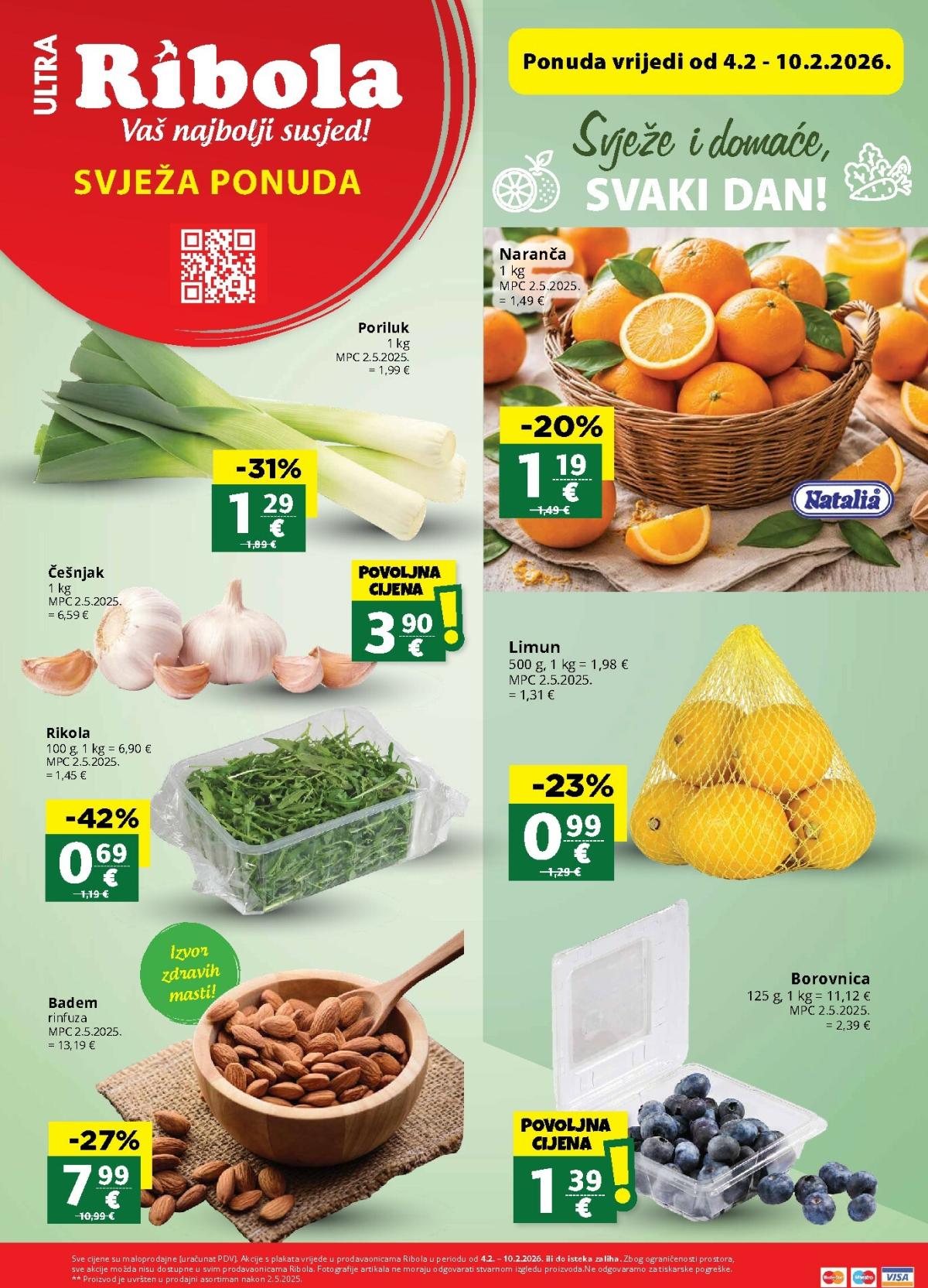 Prelistajte katalog Ribola - Super ponuda, vrijedi od 04.02.2026 do 10.02.2026