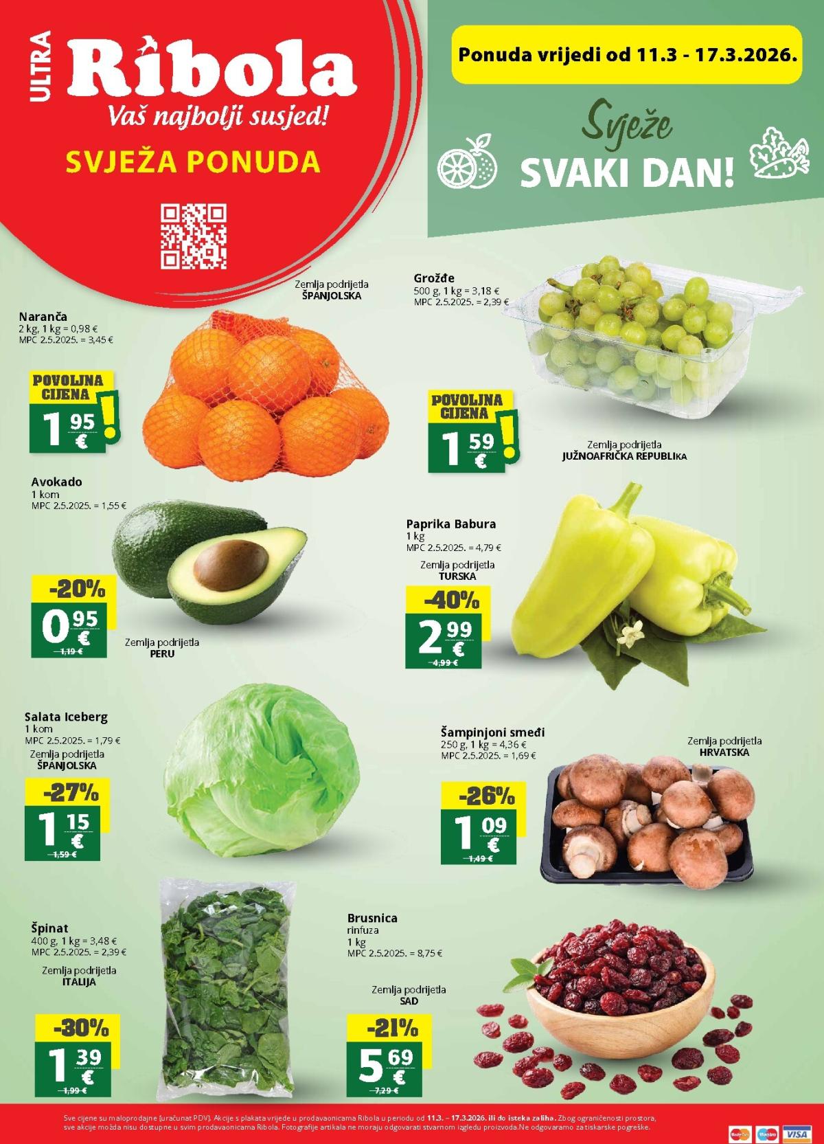 Prelistajte katalog Ribola - Super ponuda, vrijedi od 11.03.2026 do 17.03.2026