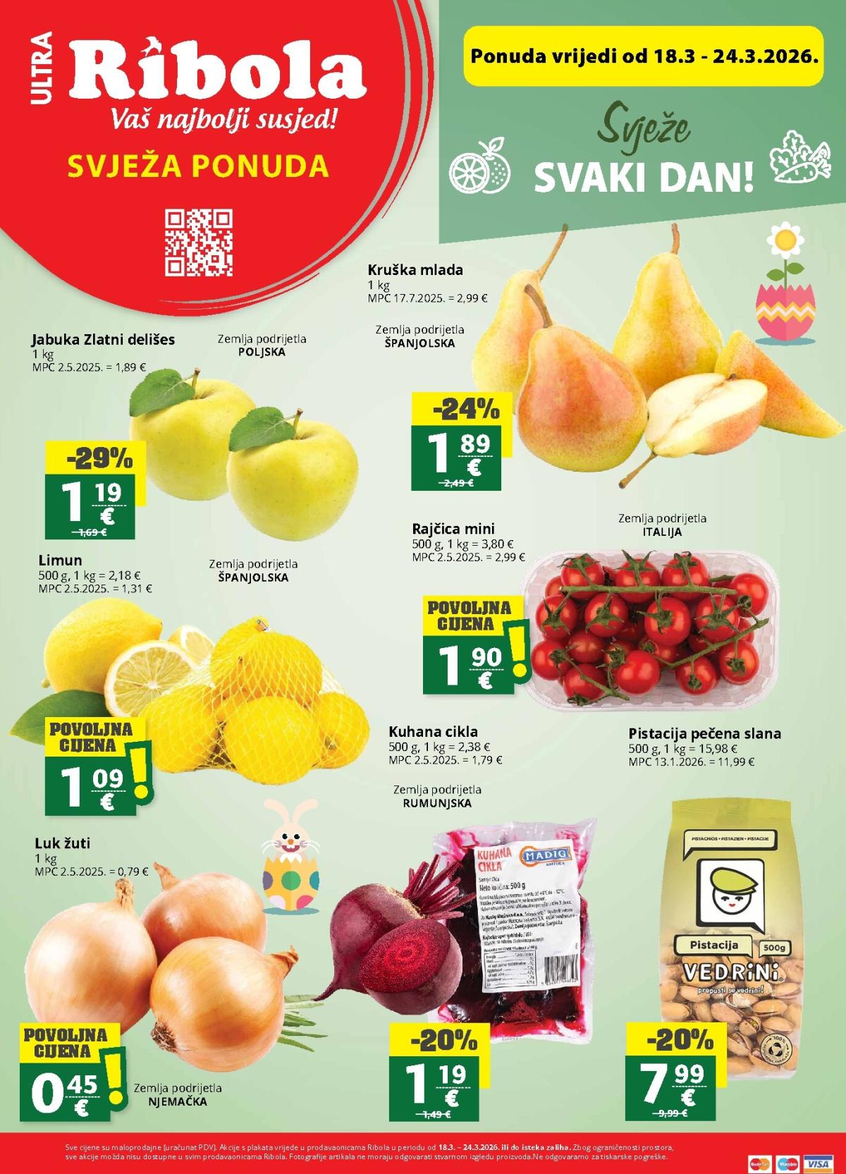 Prelistajte katalog Ribola - Super ponuda, vrijedi od 18.03.2026 do 24.03.2026