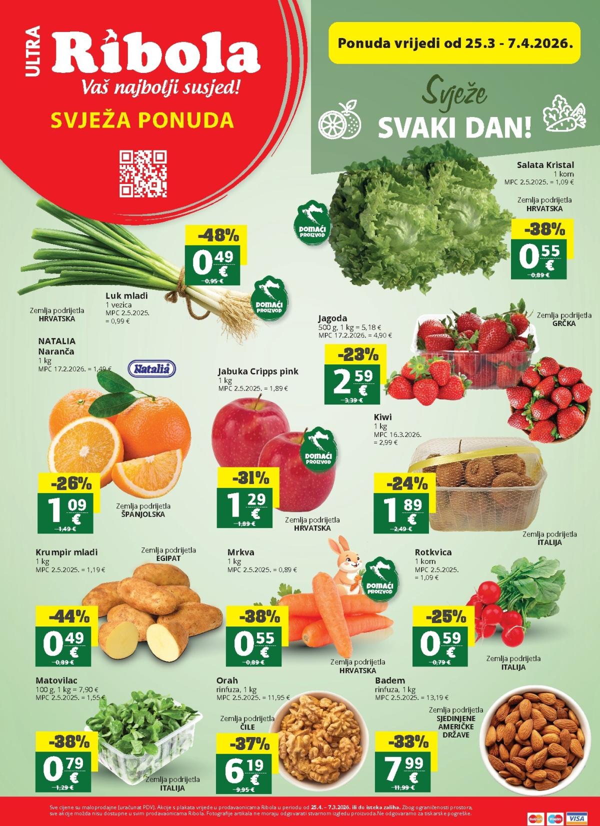 Prelistajte katalog Ribola - Super ponuda, vrijedi od 25.03.2026 do 07.04.2026