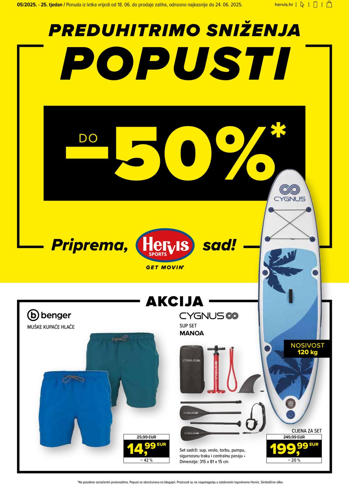 Prelistajte katalog Hervis, vrijedi od 18.06. do 24.06.