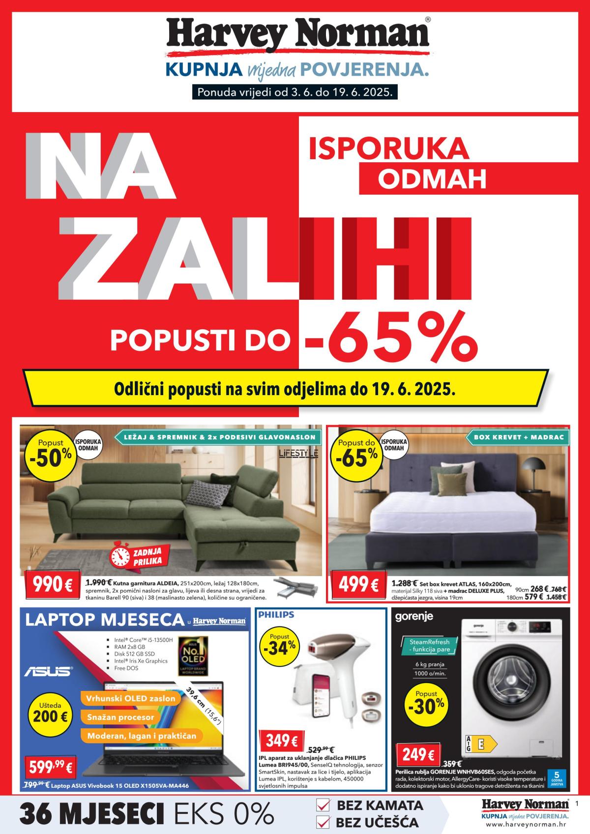 Prelistajte ovaj Harvey Norman - Sve na zalihi katalog, vrijedi od 03.06. do 19.06.