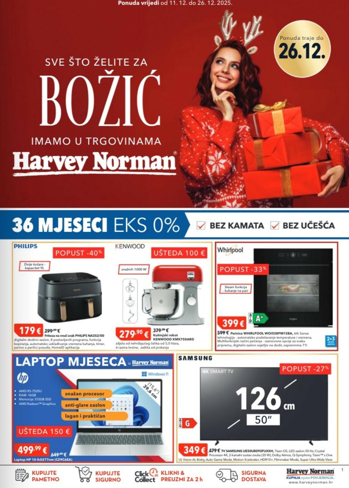 Prelistajte katalog Harvey Norman, vrijedi od 11.12. do 26.12.