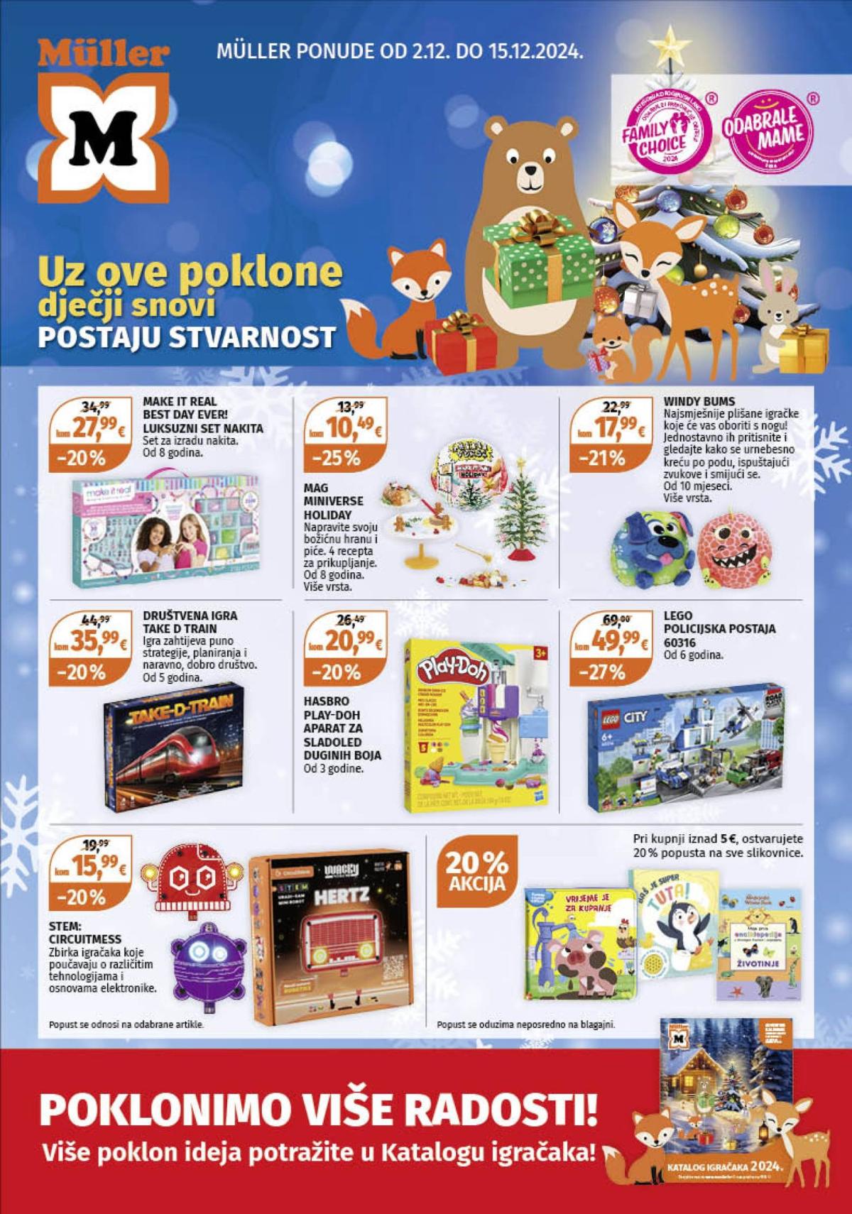 Müller - Ponuda igračaka katalog vrijedi od 02.12. do 15.12.