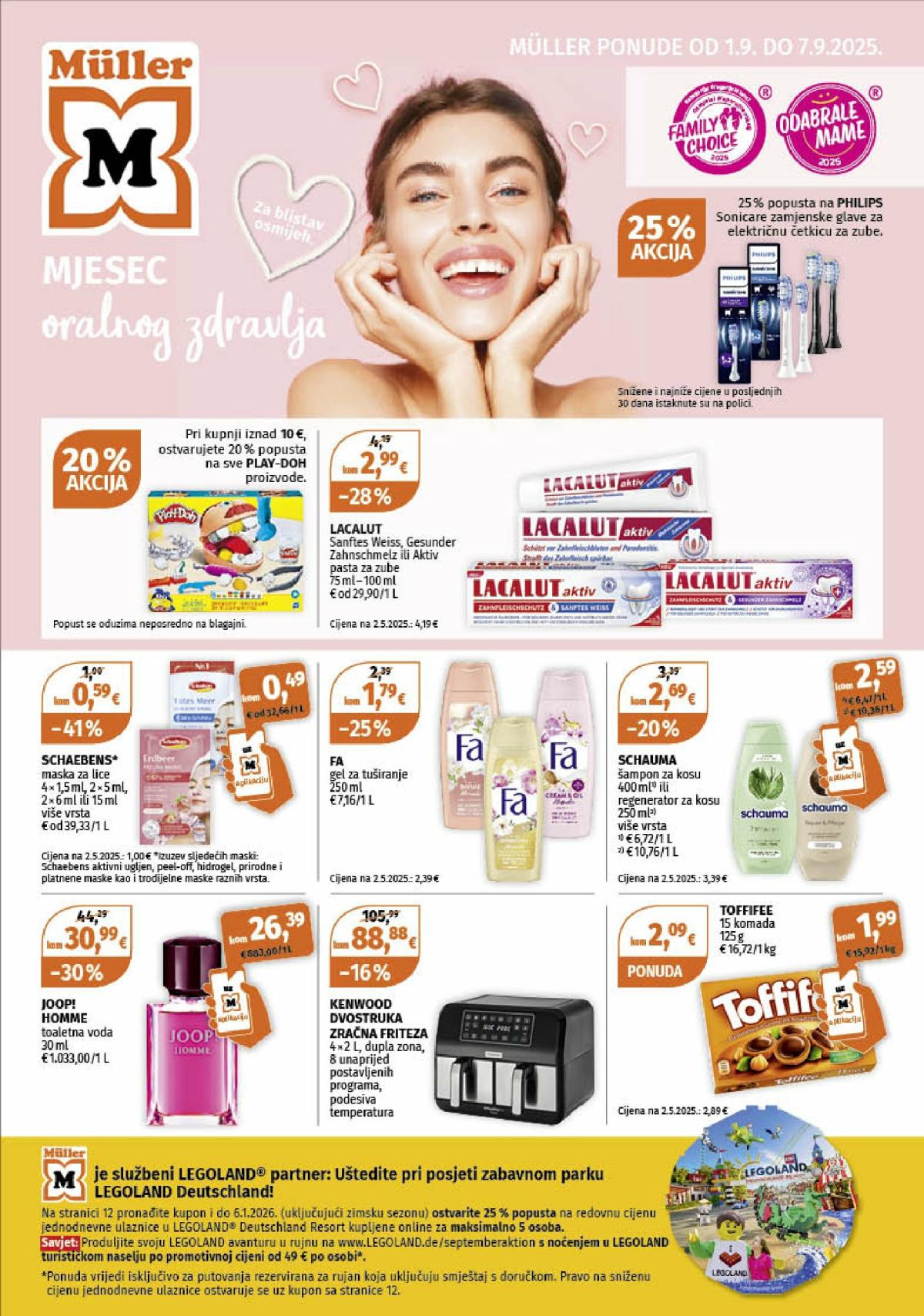 Prelistajte katalog Müller - Štediti je zabavno, vrijedi od 01.09. do 07.09.