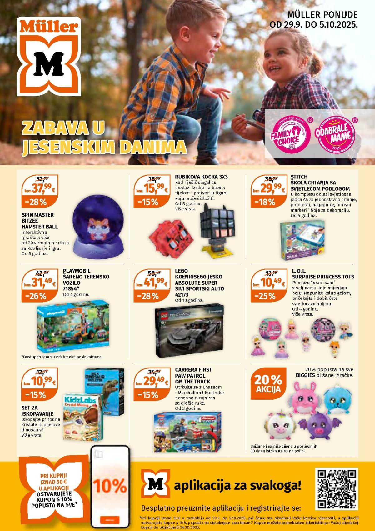 Prelistajte katalog Müller, vrijedi od 29.09. do 05.10.