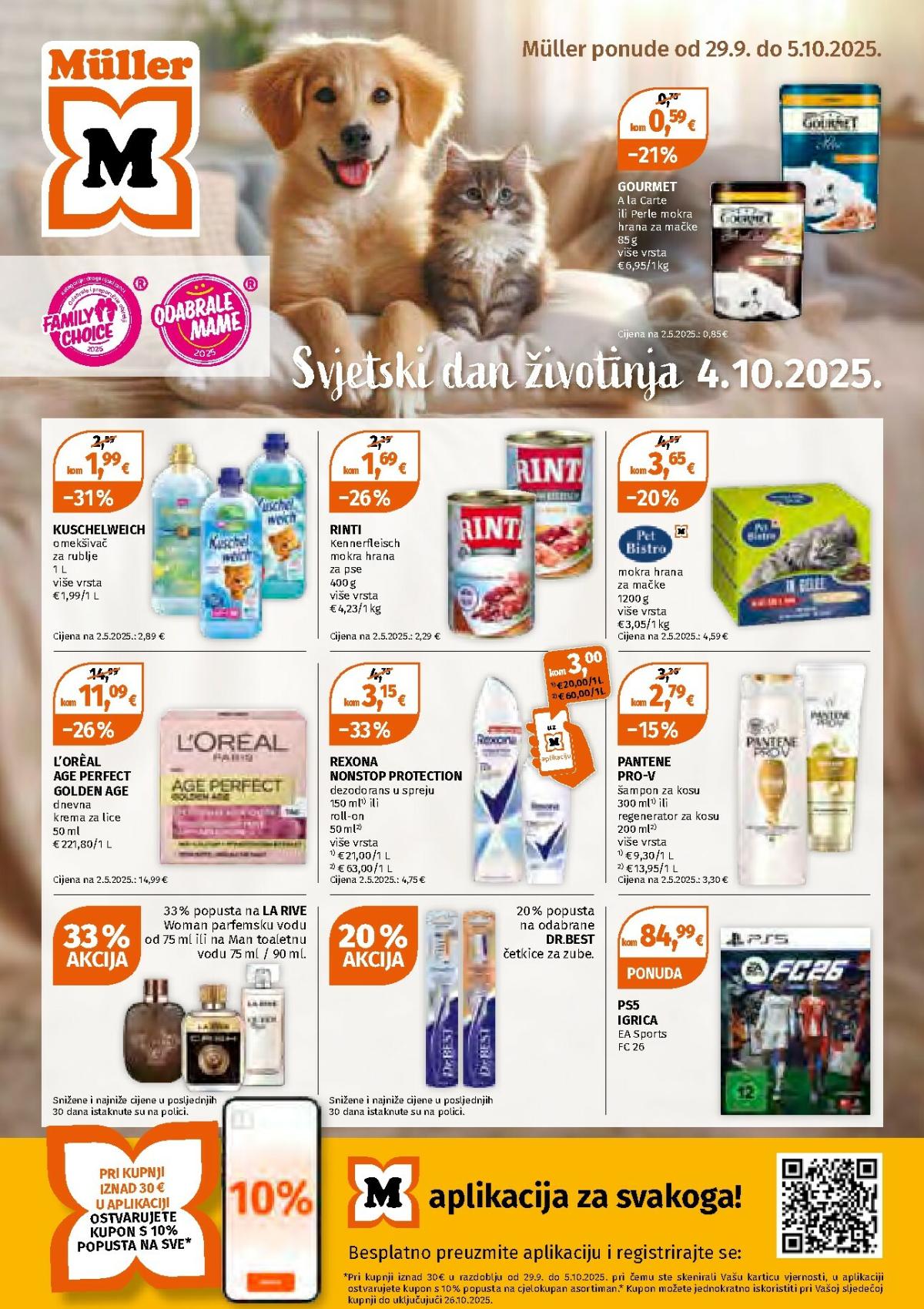 Prelistajte katalog Müller - Štediti je zabavno, vrijedi od 29.09. do 05.10.