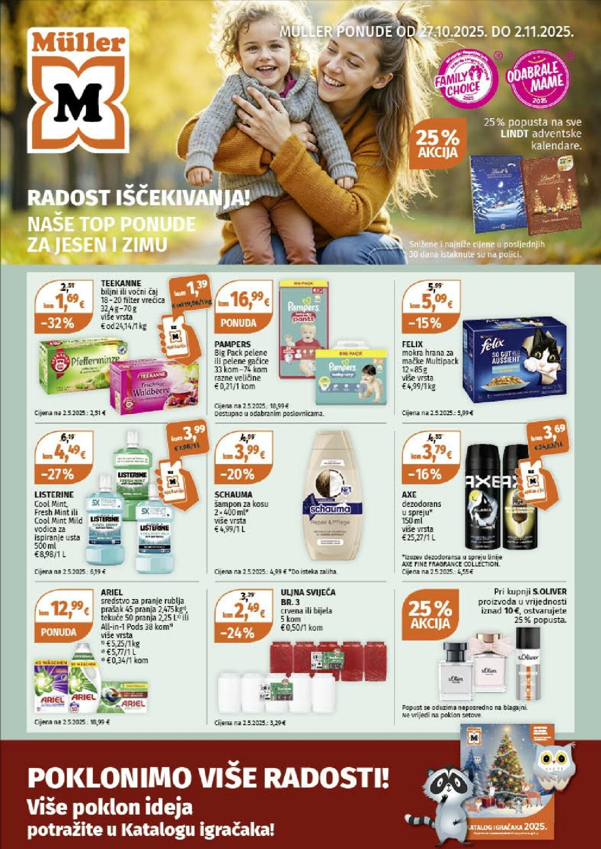 Prelistajte katalog Müller - Štediti je zabavno, vrijedi od 23.10. do 02.11.