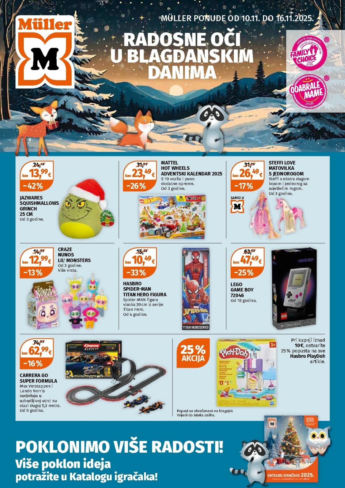 Prelistajte katalog Müller - Ponuda igračaka, vrijedi od 10.11. do 16.11.