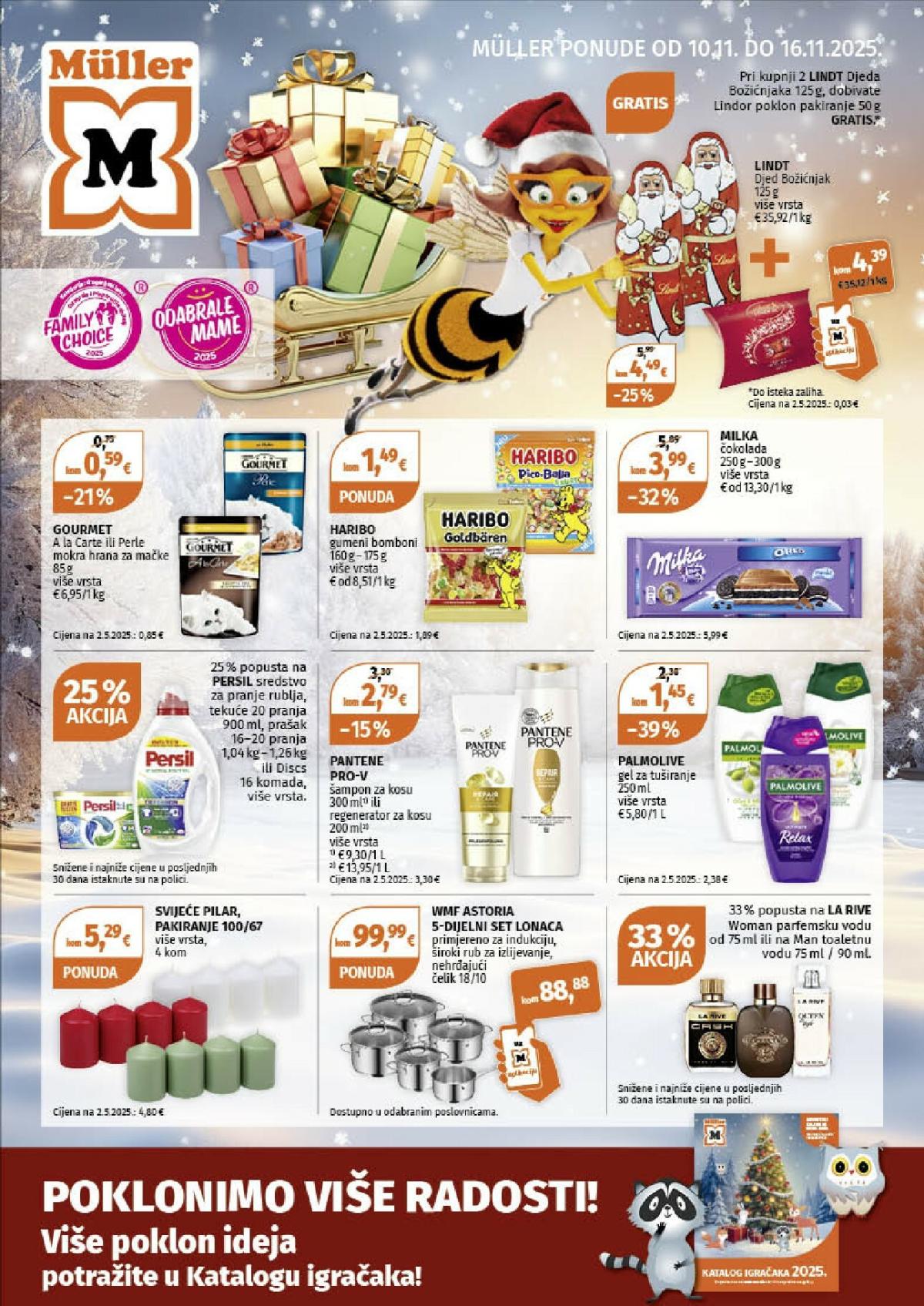 Prelistajte katalog Müller - Štediti je zabavno, vrijedi od 10.11. do 16.11.