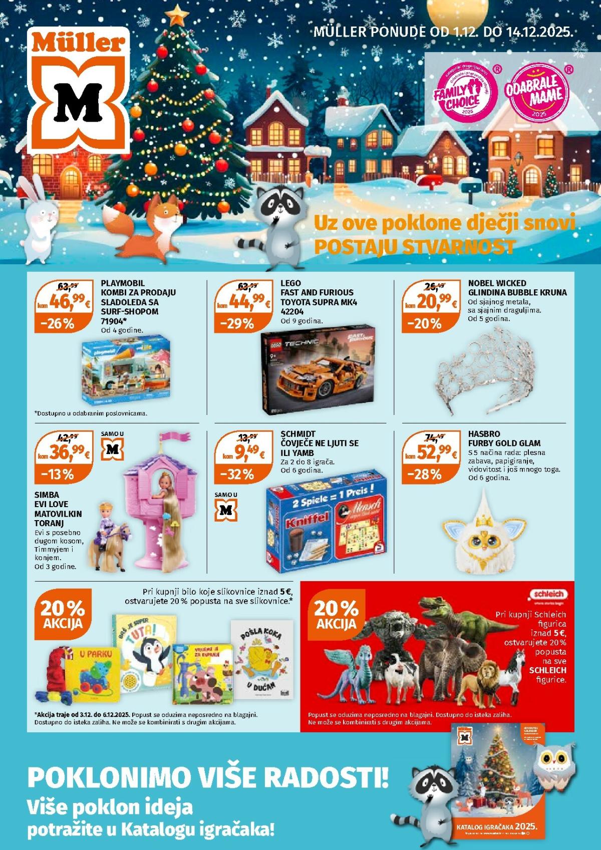 Prelistajte katalog Müller - Ponuda igračaka, vrijedi od 01.12. do 14.12.