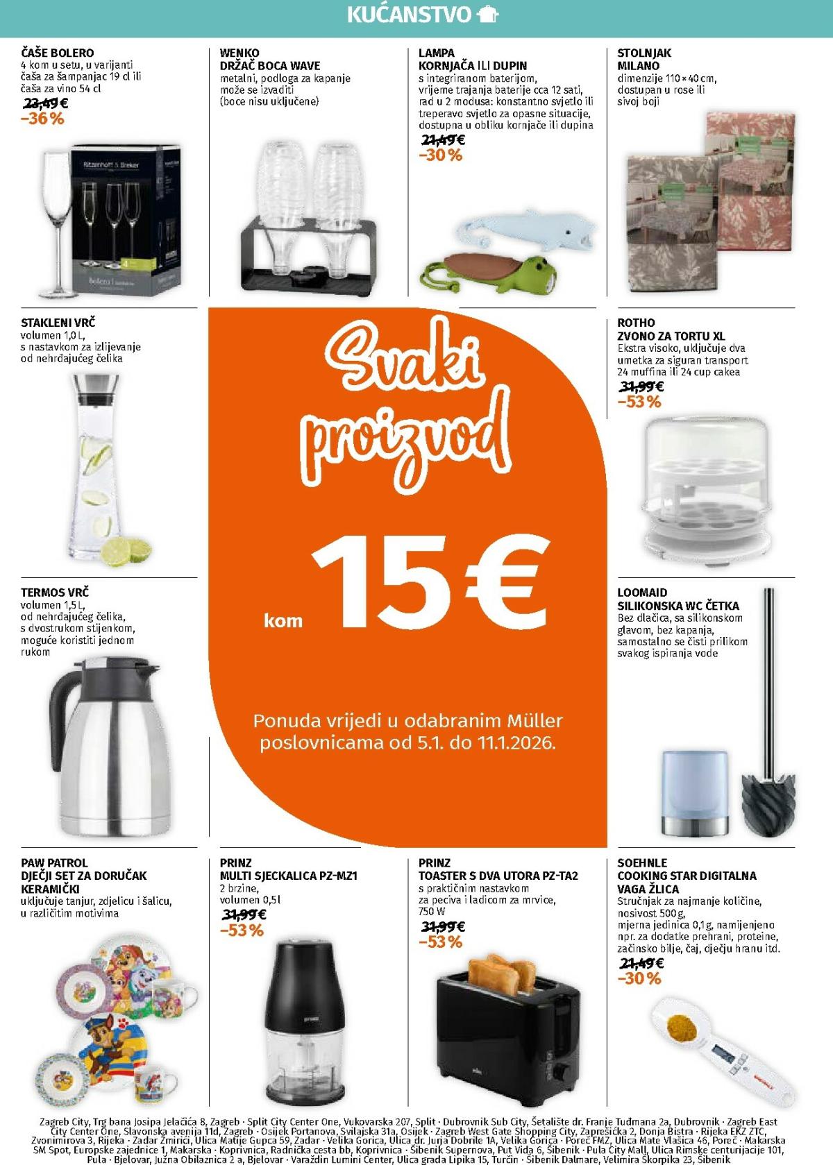 Prelistajte katalog Müller - Ponuda odjela kućanstva, vrijedi od 05.01. do 11.11.