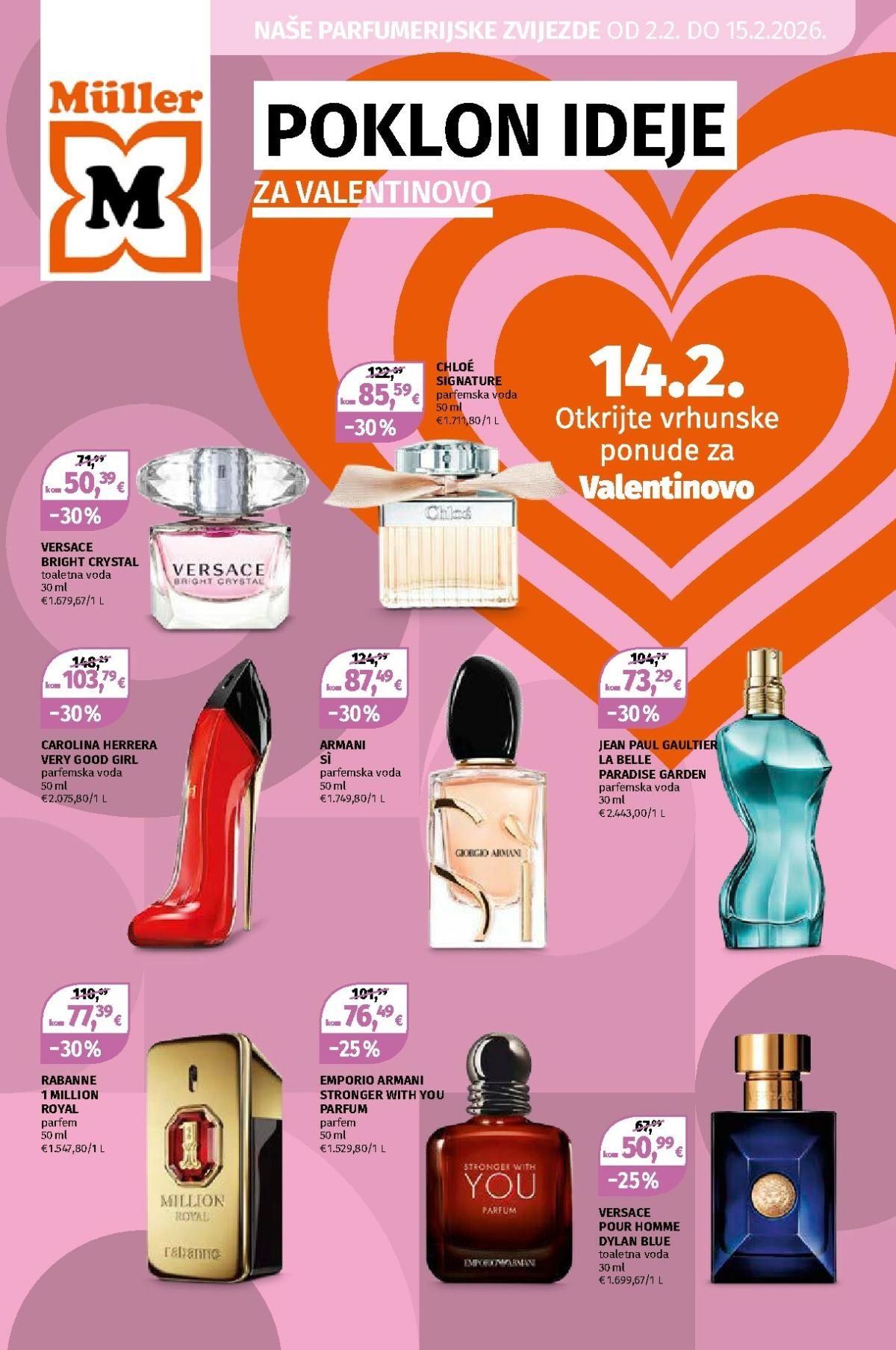 Prelistajte katalog Müller - Parfumerijske zvijezde, vrijedi od 02.02. do 15.02.