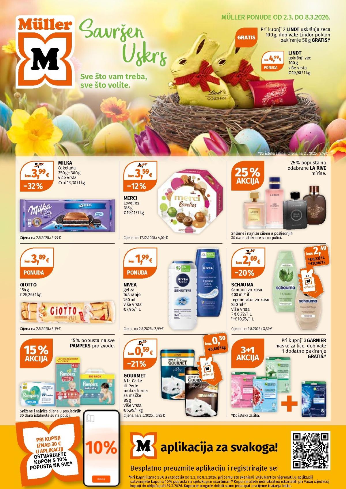 Prelistajte katalog Müller, vrijedi od 02.03.2026 do 08.03.2026