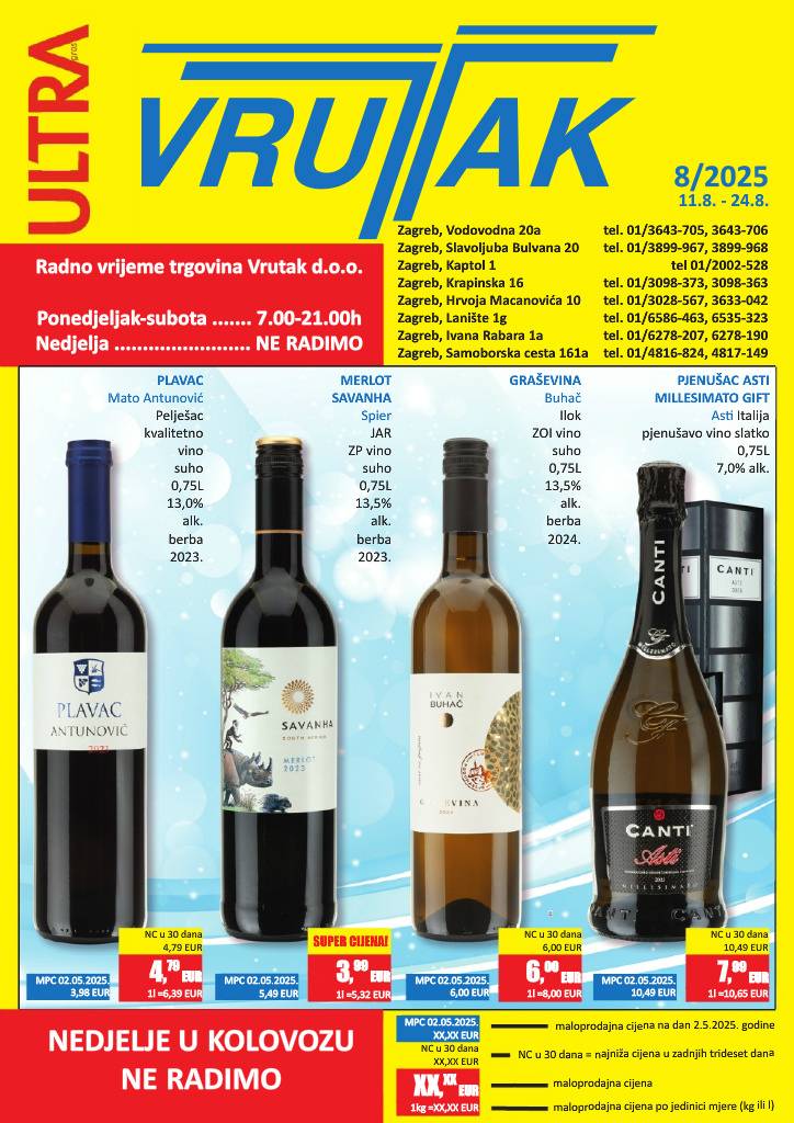 Prelistajte katalog Vrutak, vrijedi od 11.08. do 24.08.