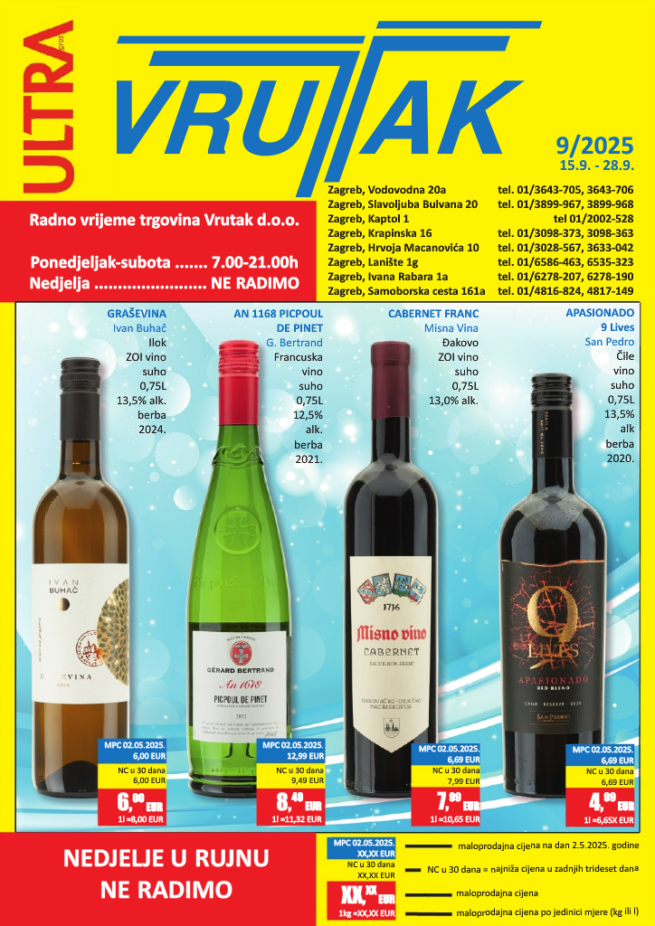 Prelistajte katalog Vrutak, vrijedi od 15.09. do 28.09.