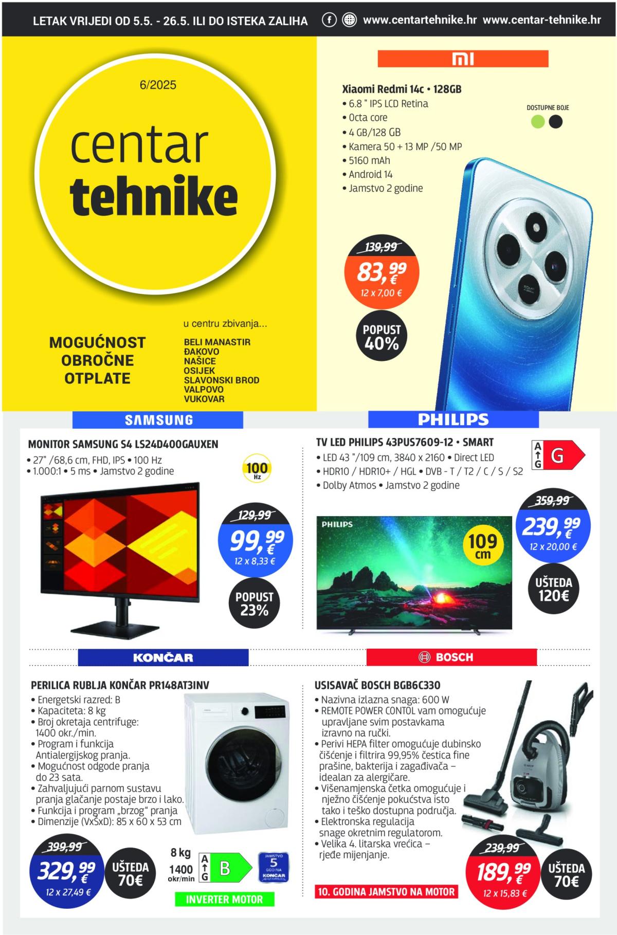 Centar tehnike katalog vrijedi od 05.05. do 26.05.