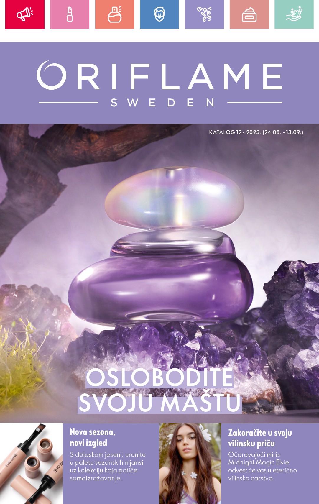 Prelistajte katalog Oriflame, vrijedi od 24.08. do 13.09.