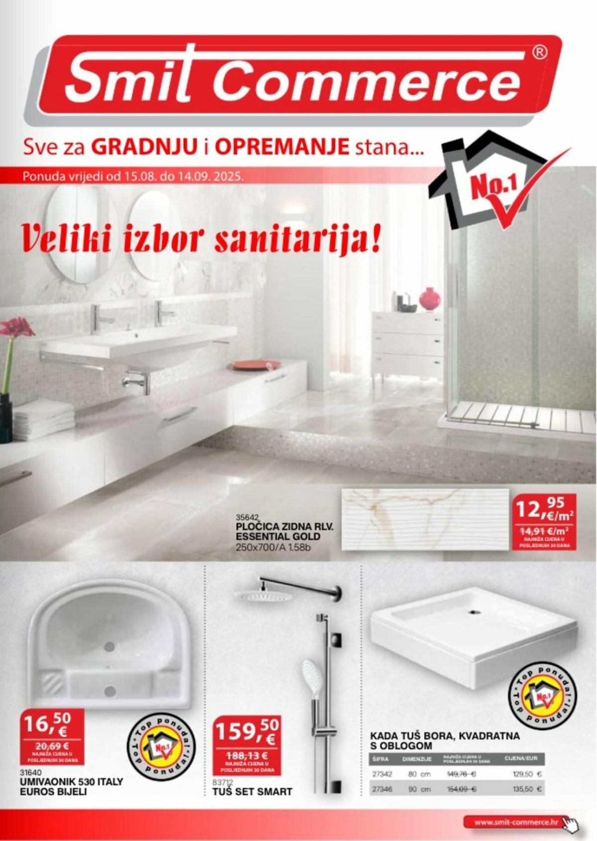 Prelistajte katalog Smit Commerce, vrijedi od 15.08. do 14.09.