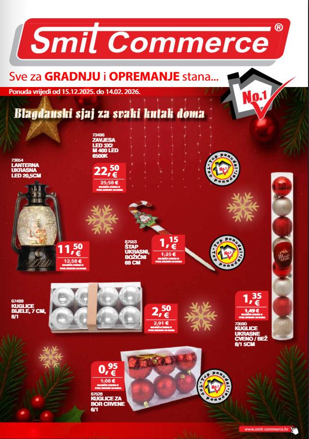 Prelistajte katalog Smit Commerce, vrijedi od 15.12. do 14.02.