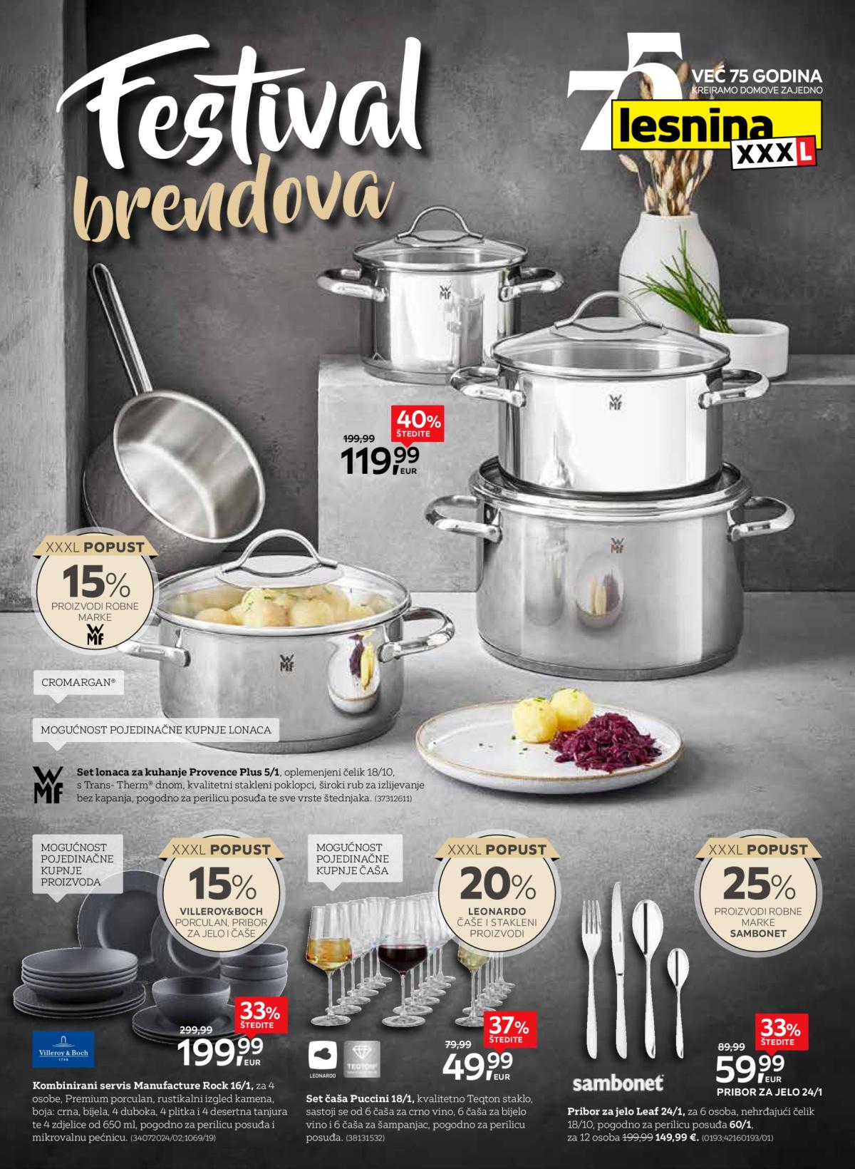 Lesnina - Festival brendova katalog vrijedi od 10.12. do 24.12.