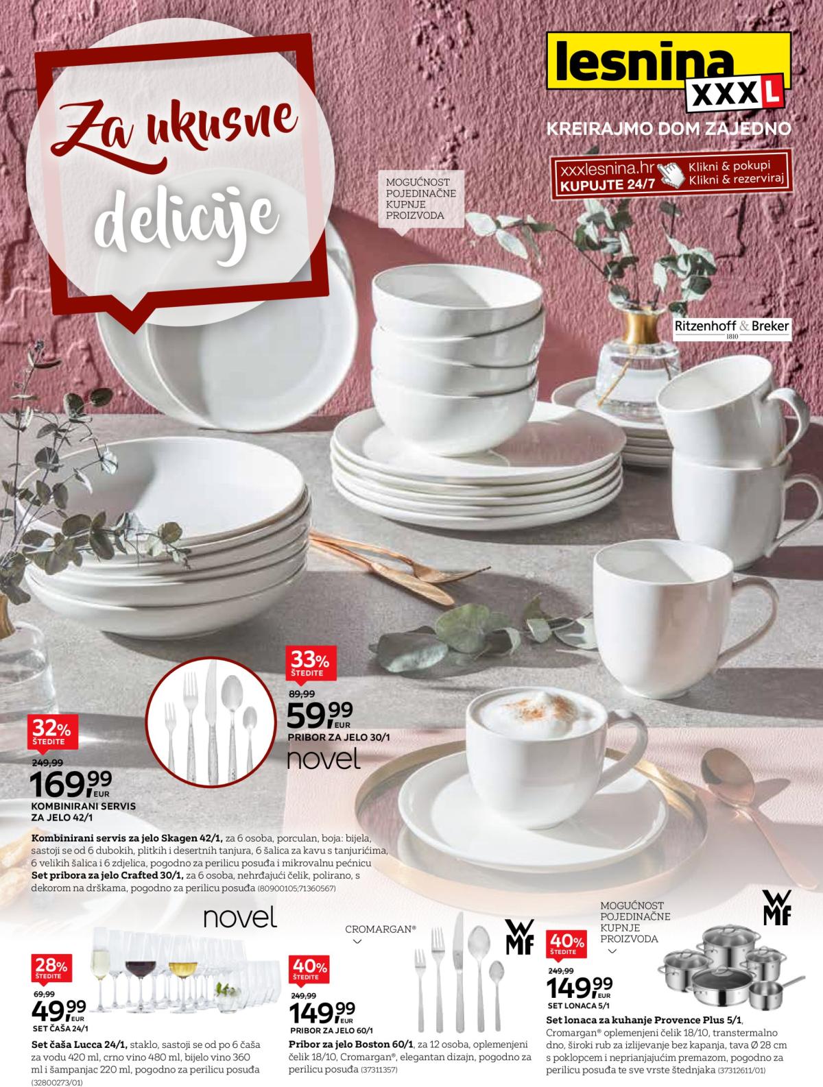 Lesnina - Za ukusne delicije katalog vrijedi od 03.03. do 27.03.